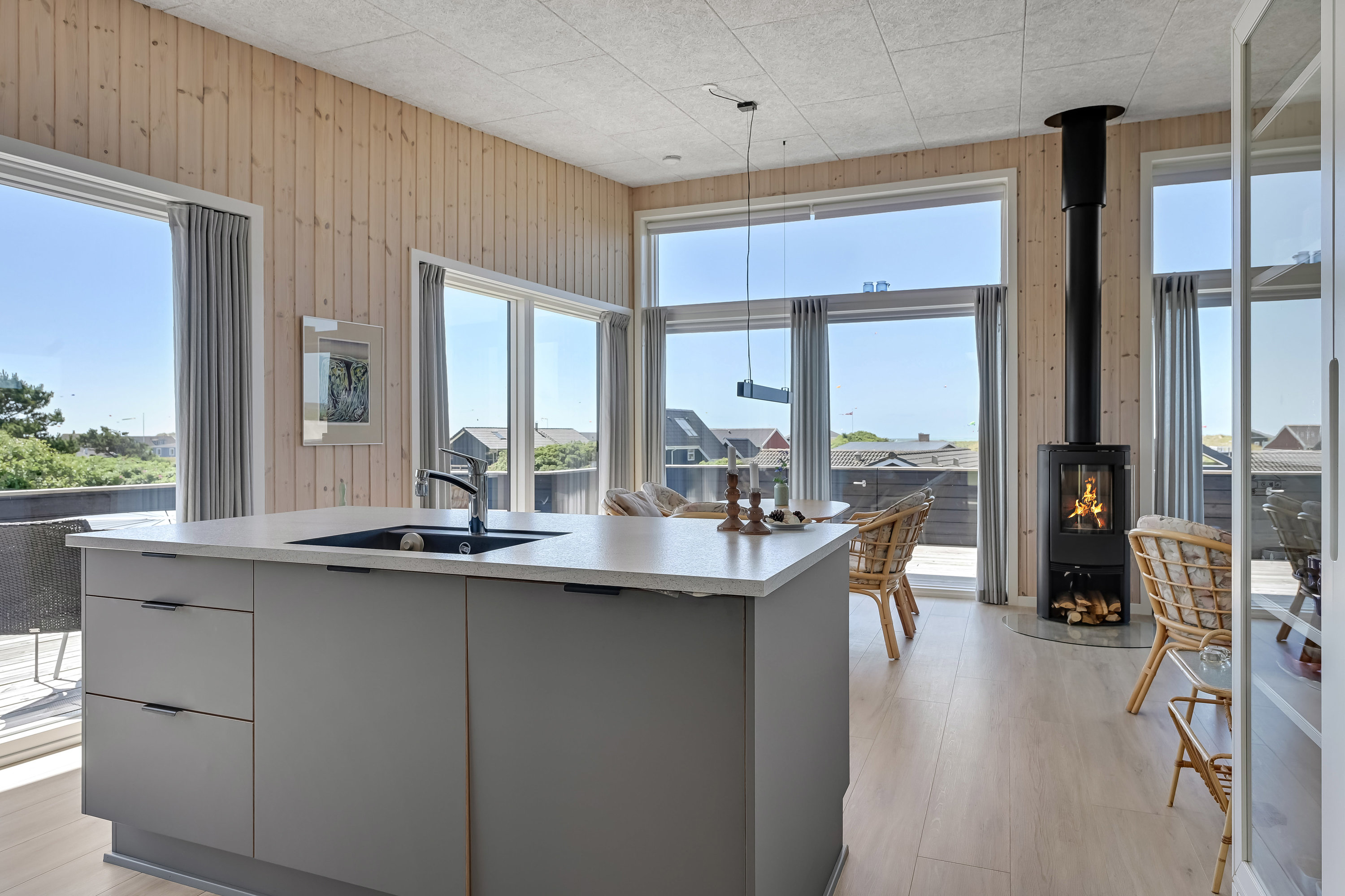 Fremhævet køkken billede i fuldskærmstilstand. Billede af Hympelvej 21, Rindby Strand, 6720 Fanø