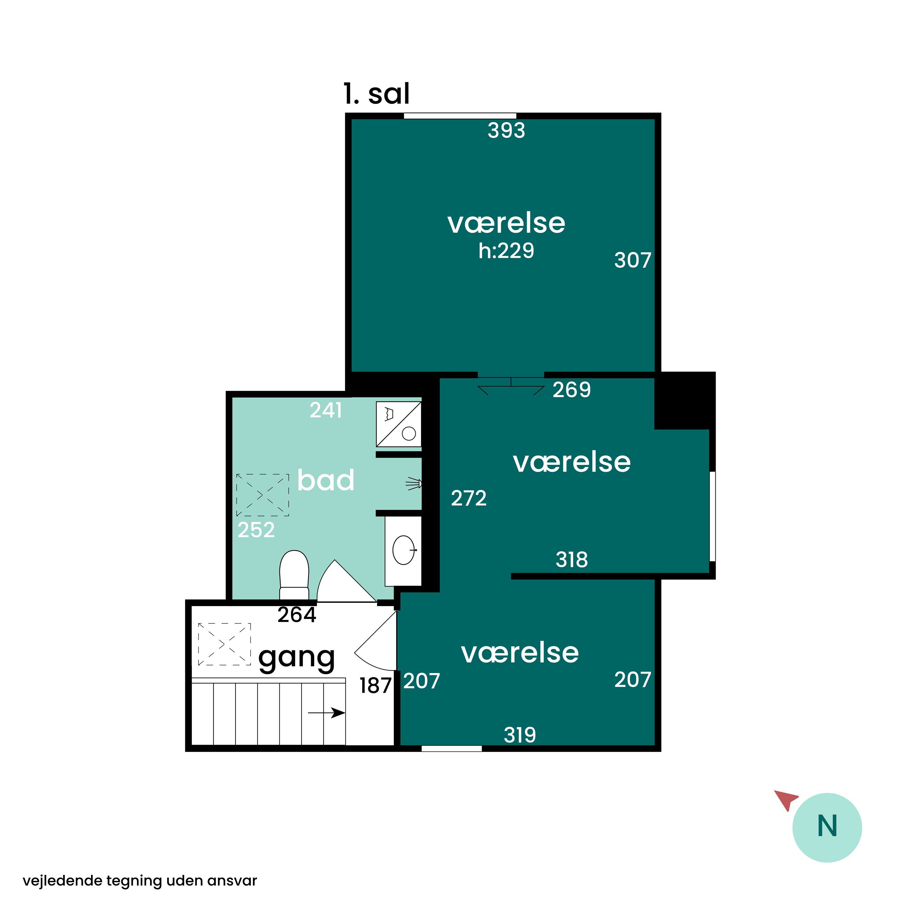 Plantegninger billede af Frederiksberg 8, 9500 Hobro