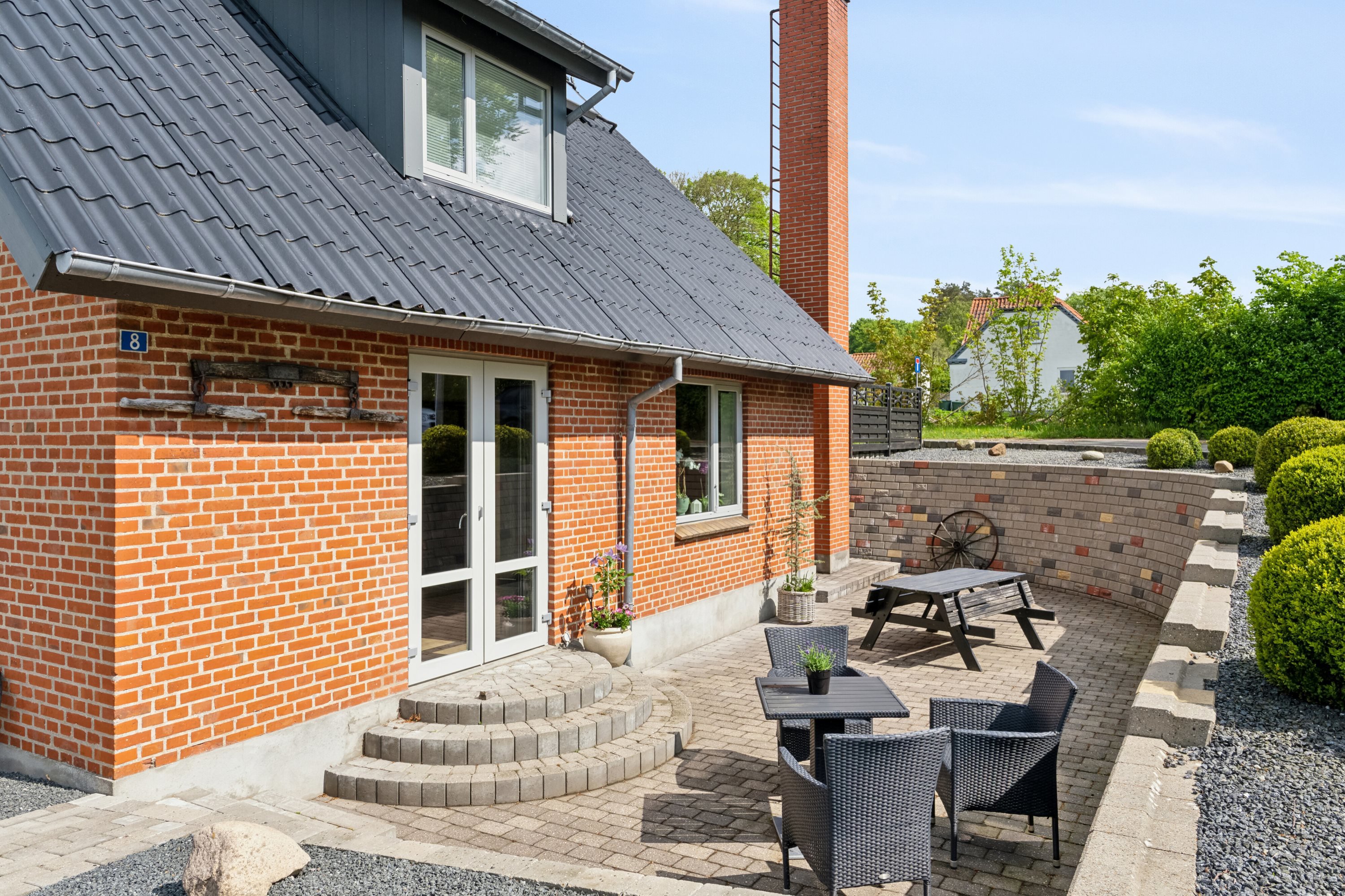 Fremhævet terrasse billede i fuldskærmstilstand. Billede af Frederiksberg 8, 9500 Hobro