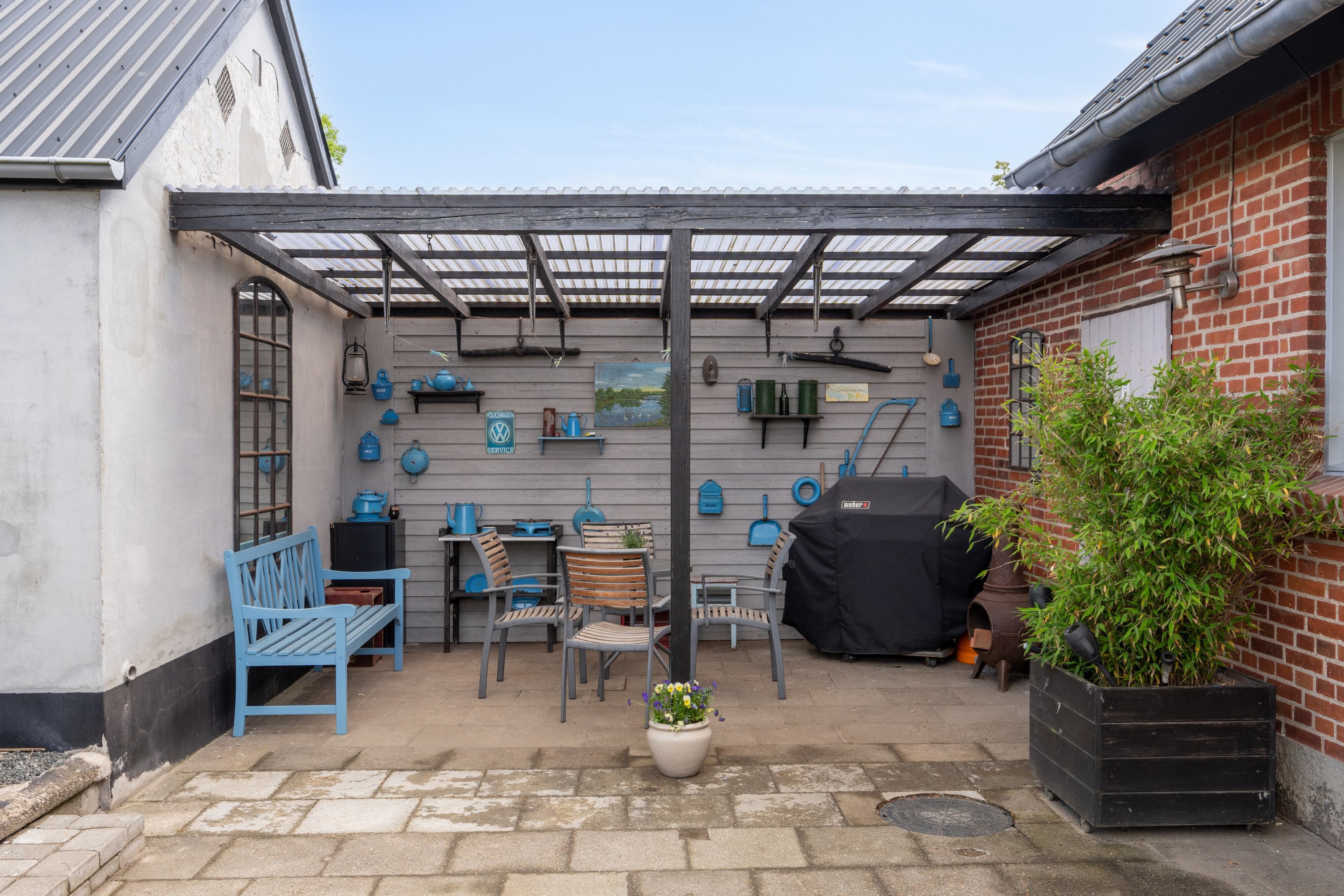 Fremhævet overdækket terrasse billede i fuldskærmstilstand. Billede af Frederiksberg 8, 9500 Hobro