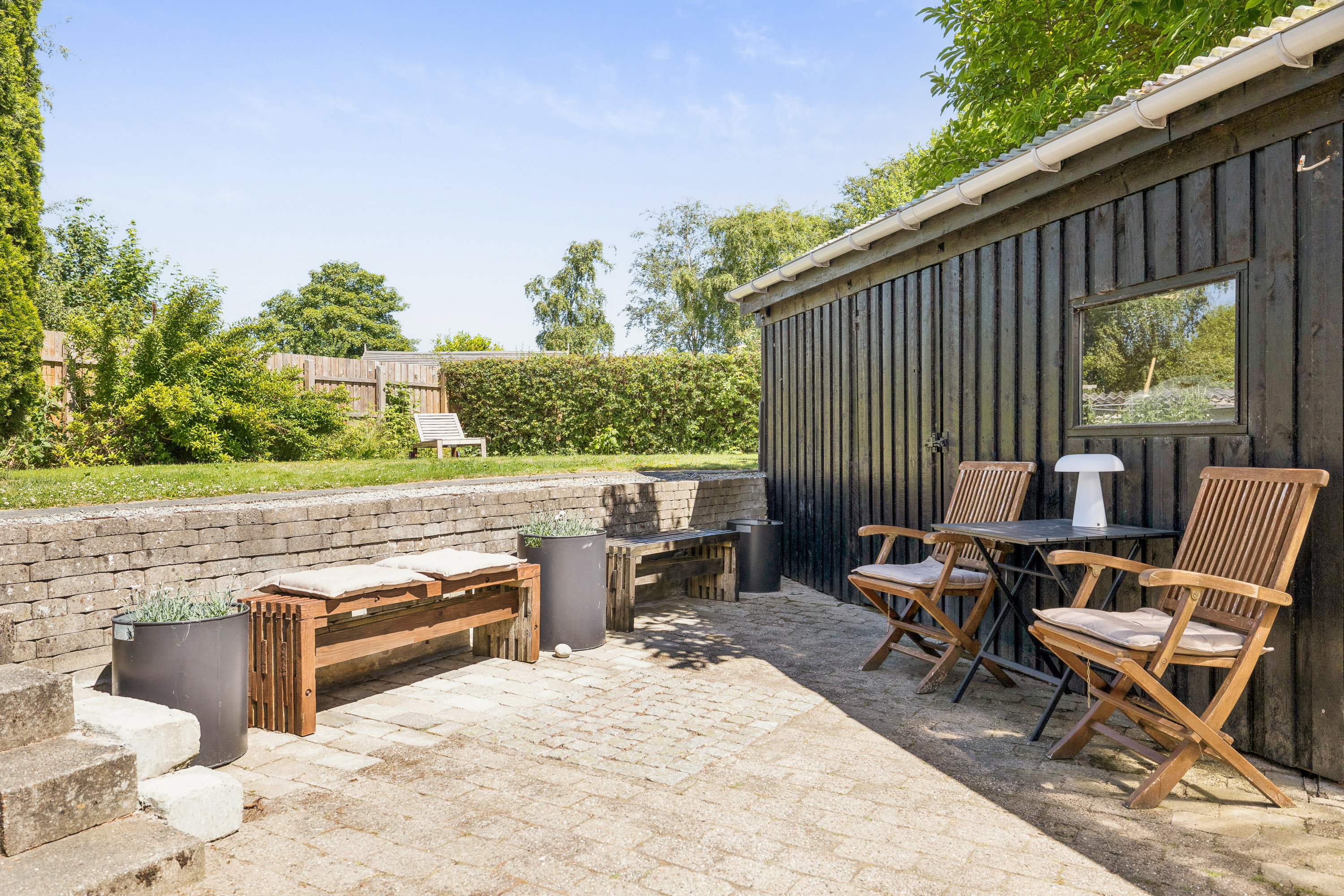 Fremhævet terrasse billede i fuldskærmstilstand. Billede af Hårby Bygade 30, Hårby, 8660 Skanderborg