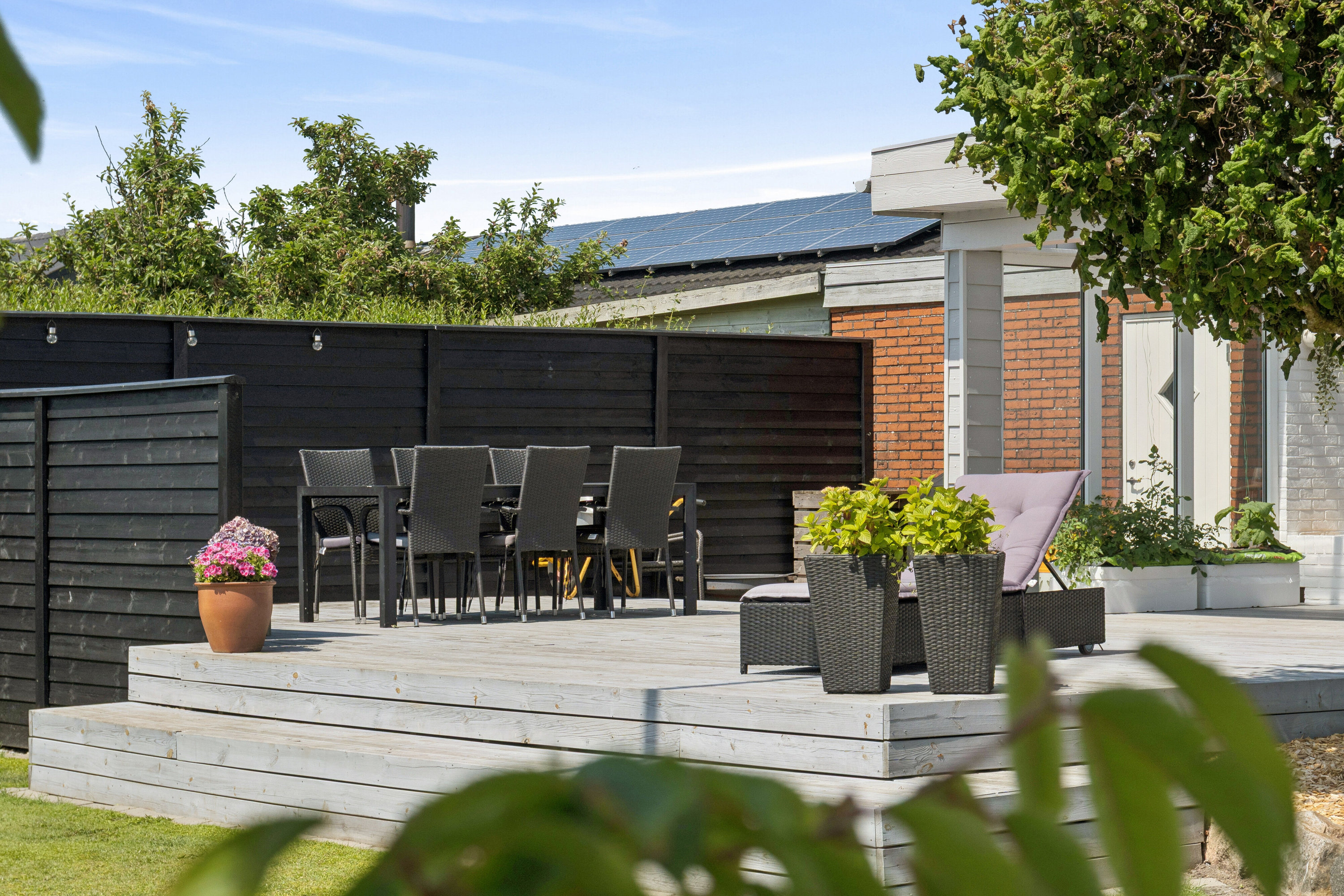 Fremhævet terrasse billede i fuldskærmstilstand. Billede af Platanvej 58, 7700 Thisted