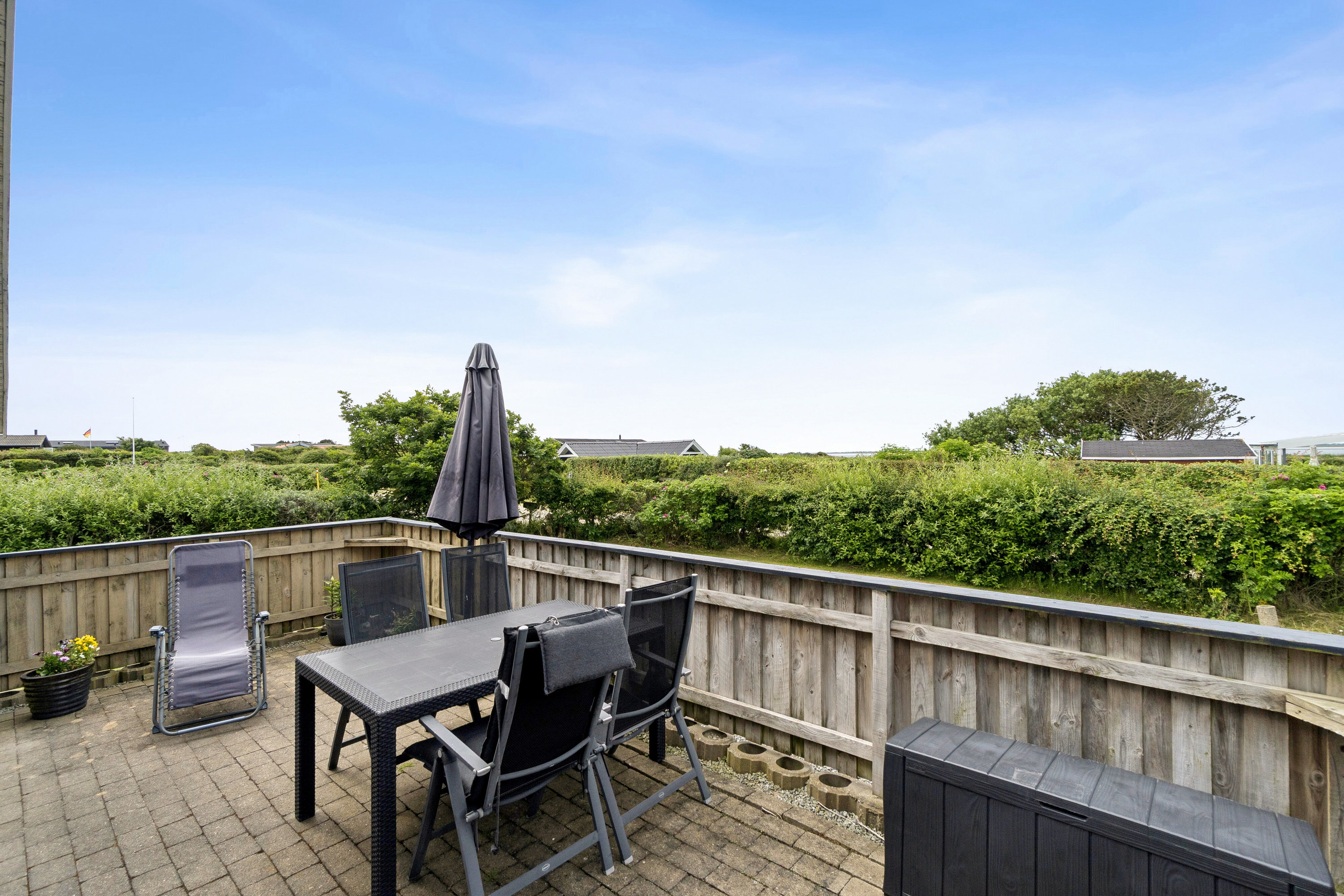 Fremhævet terrasse billede i fuldskærmstilstand. Billede af Hannesvej 66, Kærgården, 7770 Vestervig