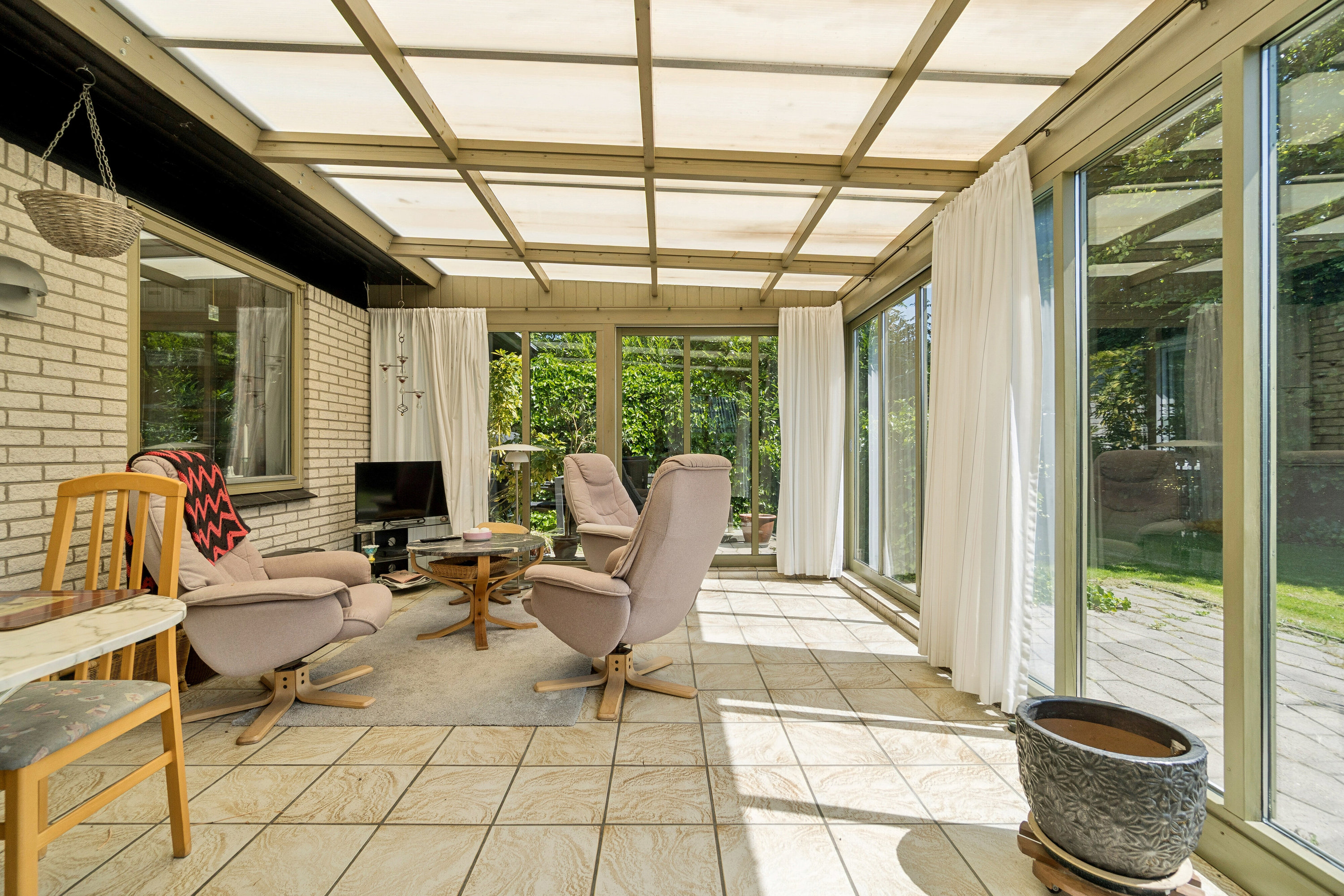 Fremhævet overdækket terrasse billede i fuldskærmstilstand. Billede af Lykkesvej 33, Tilsted, 7700 Thisted