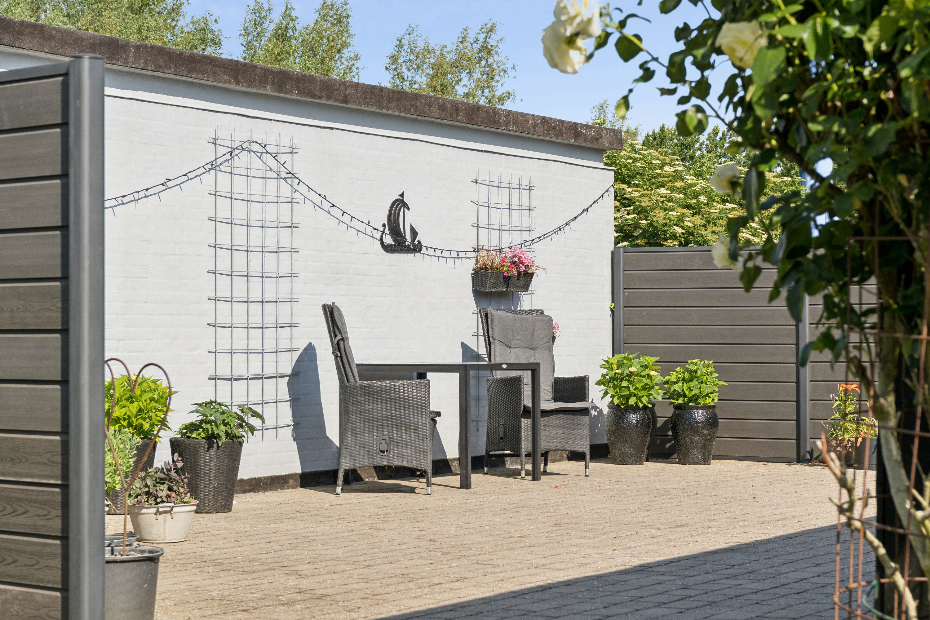 Fremhævet terrasse billede i fuldskærmstilstand. Billede af Kirkegyden 2, Aunslev, 5800 Nyborg
