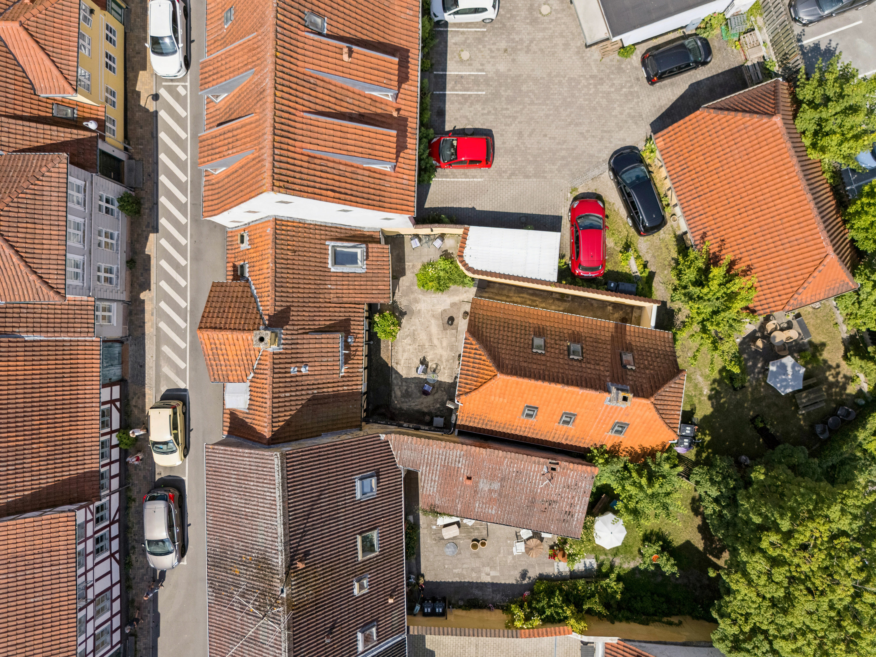 Fremhævet luftfoto billede i fuldskærmstilstand. Billede af Skattergade 3, 5700 Svendborg