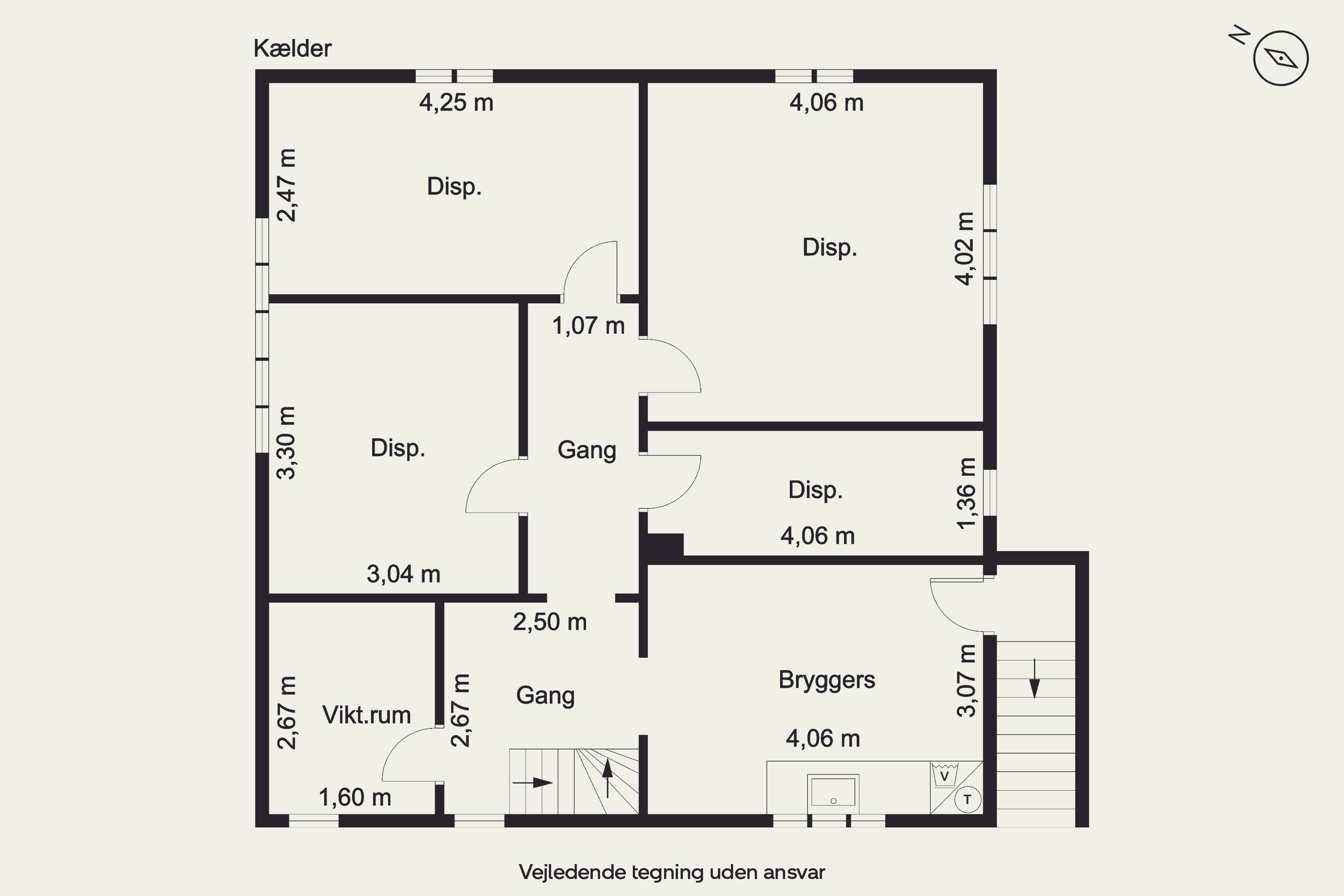 Plantegninger billede af Faldborggade 8, 9460 Brovst