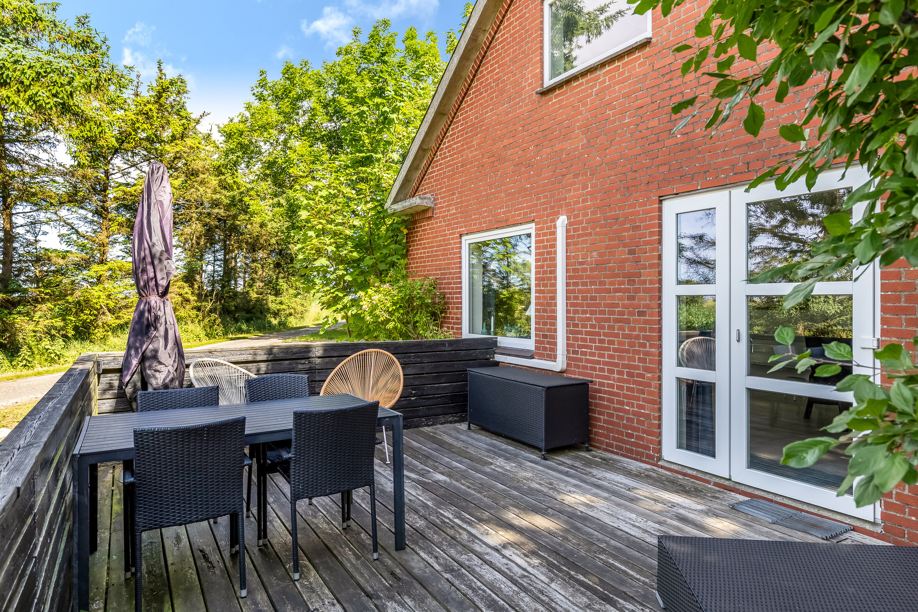 Fremhævet terrasse billede i fuldskærmstilstand. Billede af Ny Møllevej 8, S Sejerslev, 6280 Højer