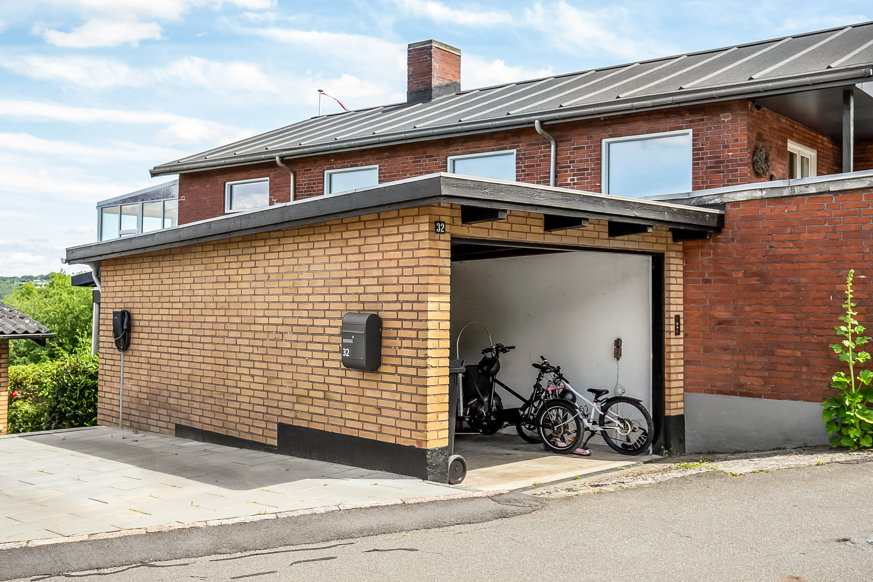 Fremhævet carport billede i fuldskærmstilstand. Billede af Ømkulevej 32, 7100 Vejle