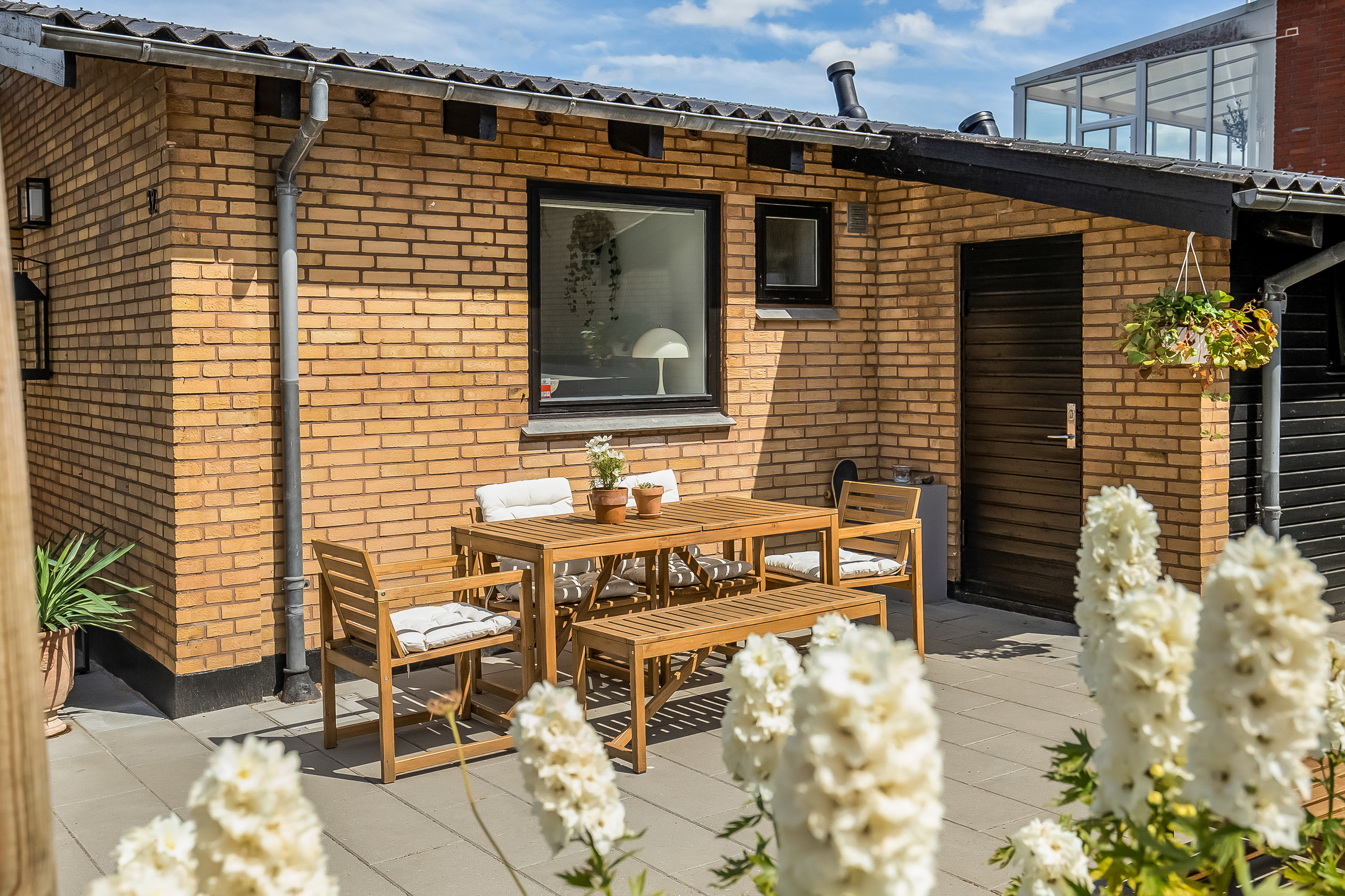 Fremhævet terrasse billede i fuldskærmstilstand. Billede af Ømkulevej 32, 7100 Vejle