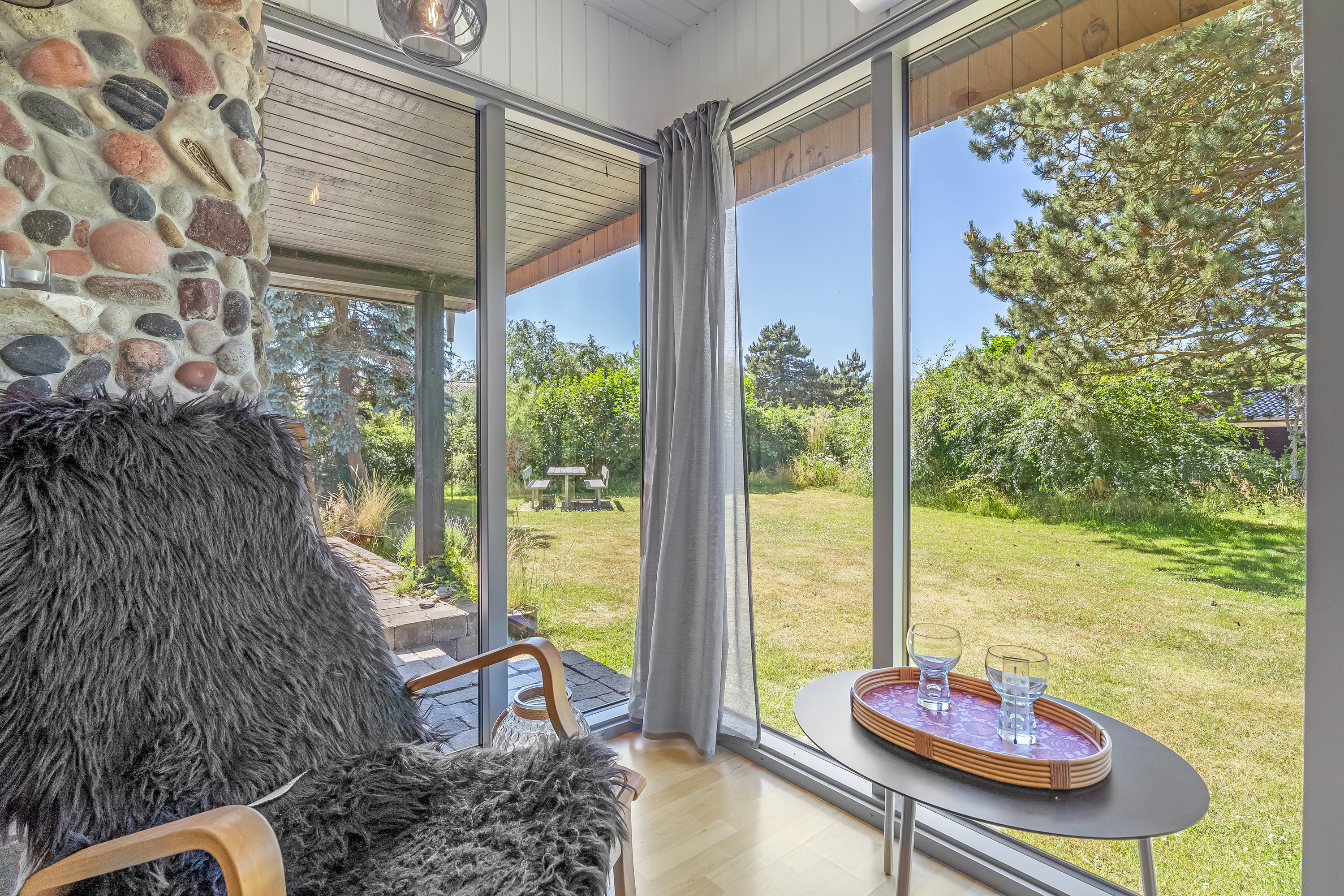 Fremhævet overdækket terrasse billede i fuldskærmstilstand. Billede af Klintevej 19, Bredfjed, 4970 Rødby