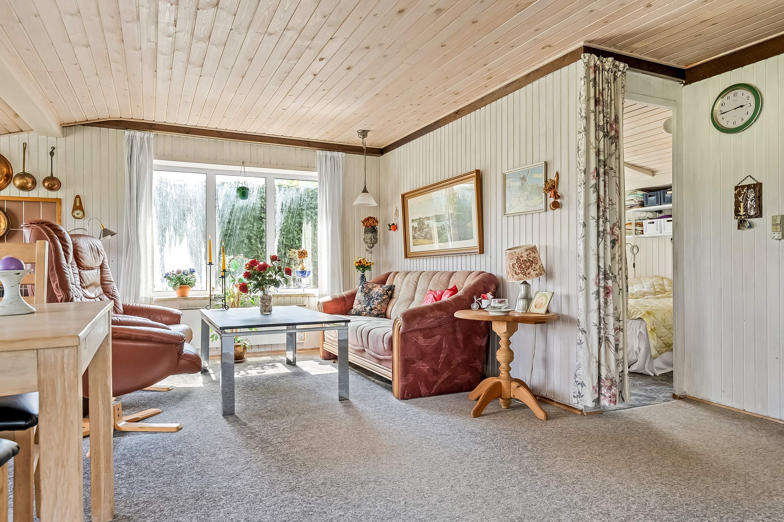 Fremhævet stue billede i fuldskærmstilstand. Billede af Lodsvej 114, Sellerup Strand, 7080 Børkop