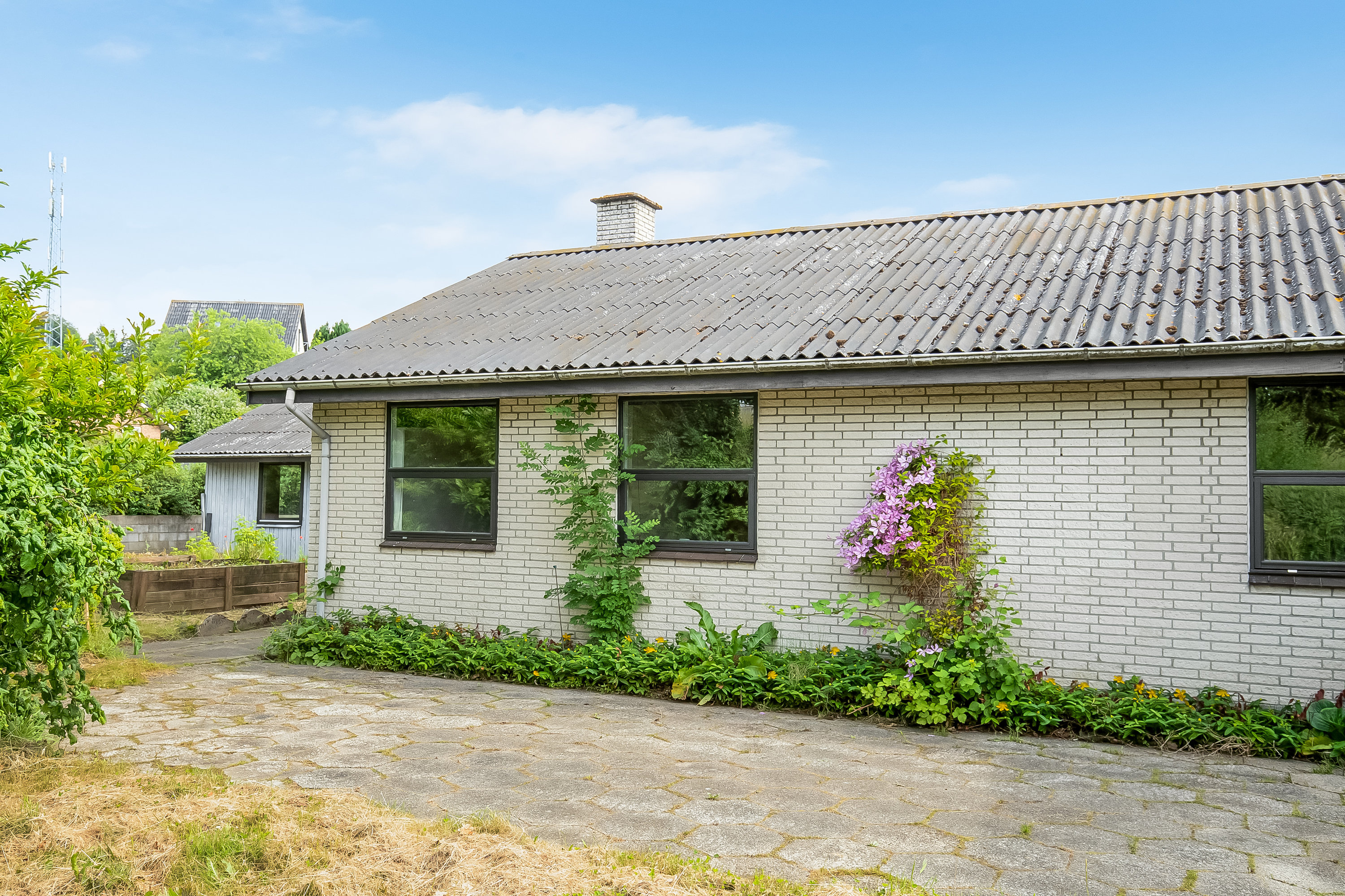 Fremhævet terrasse billede i fuldskærmstilstand. Billede af Skovvænget 18, 7080 Børkop