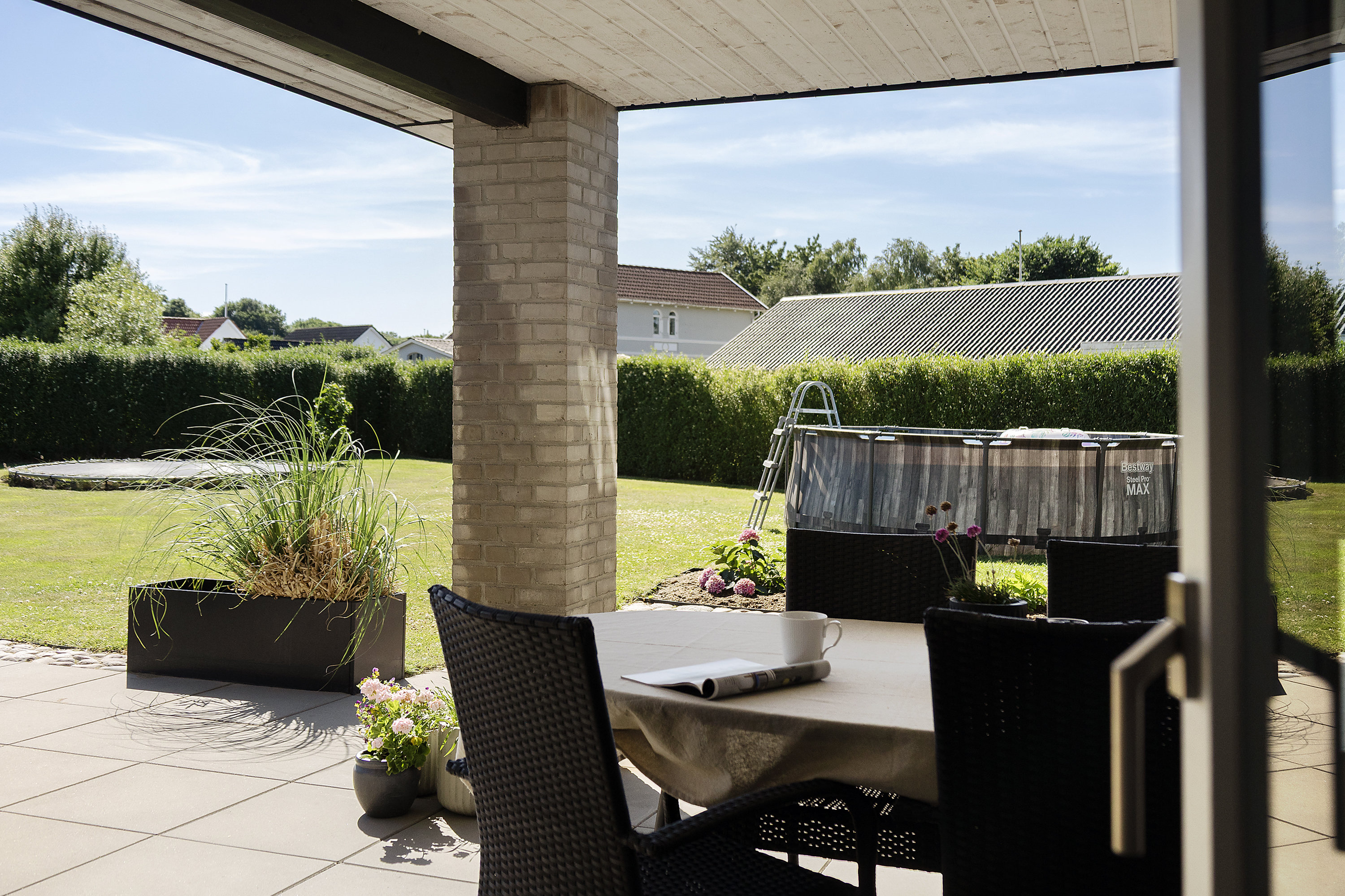 Fremhævet overdækket terrasse billede i fuldskærmstilstand. Billede af Skousens Ager 3, 6580 Vamdrup