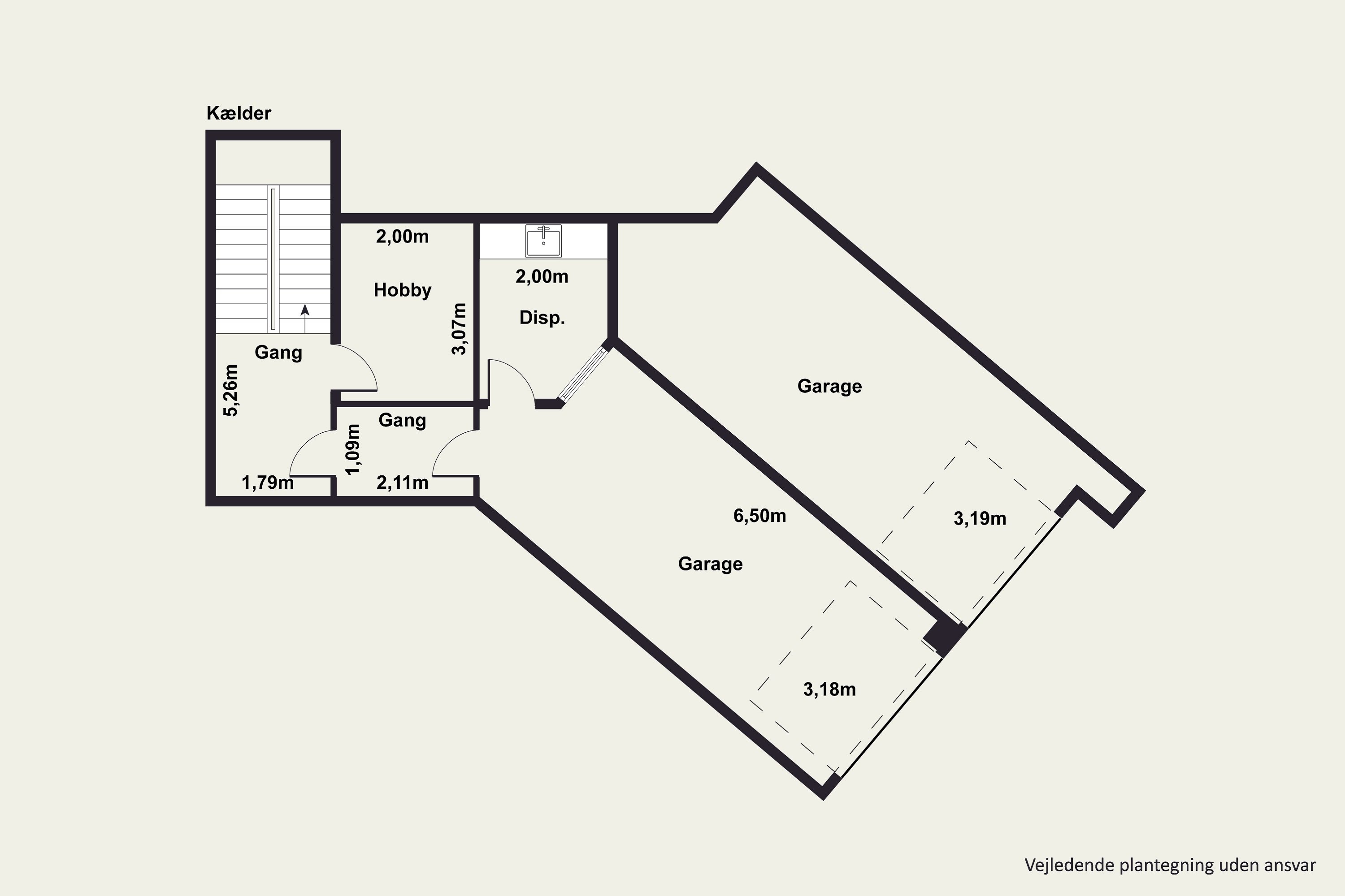 Plantegninger billede af Vesterled 3, 9560 Hadsund