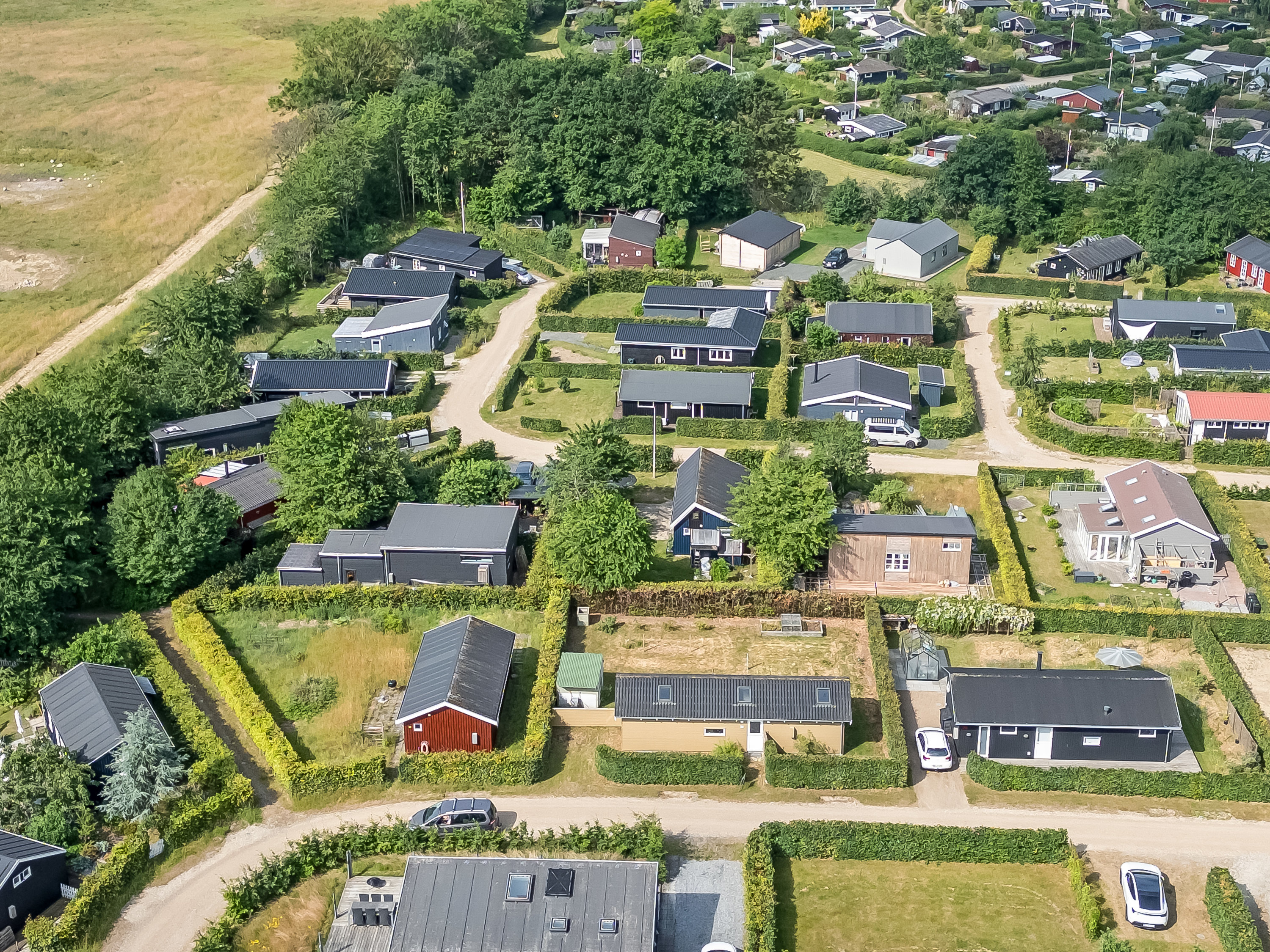 Fremhævet luftfoto billede i fuldskærmstilstand. Billede af Tirsdagsengen 30, 3400 Hillerød