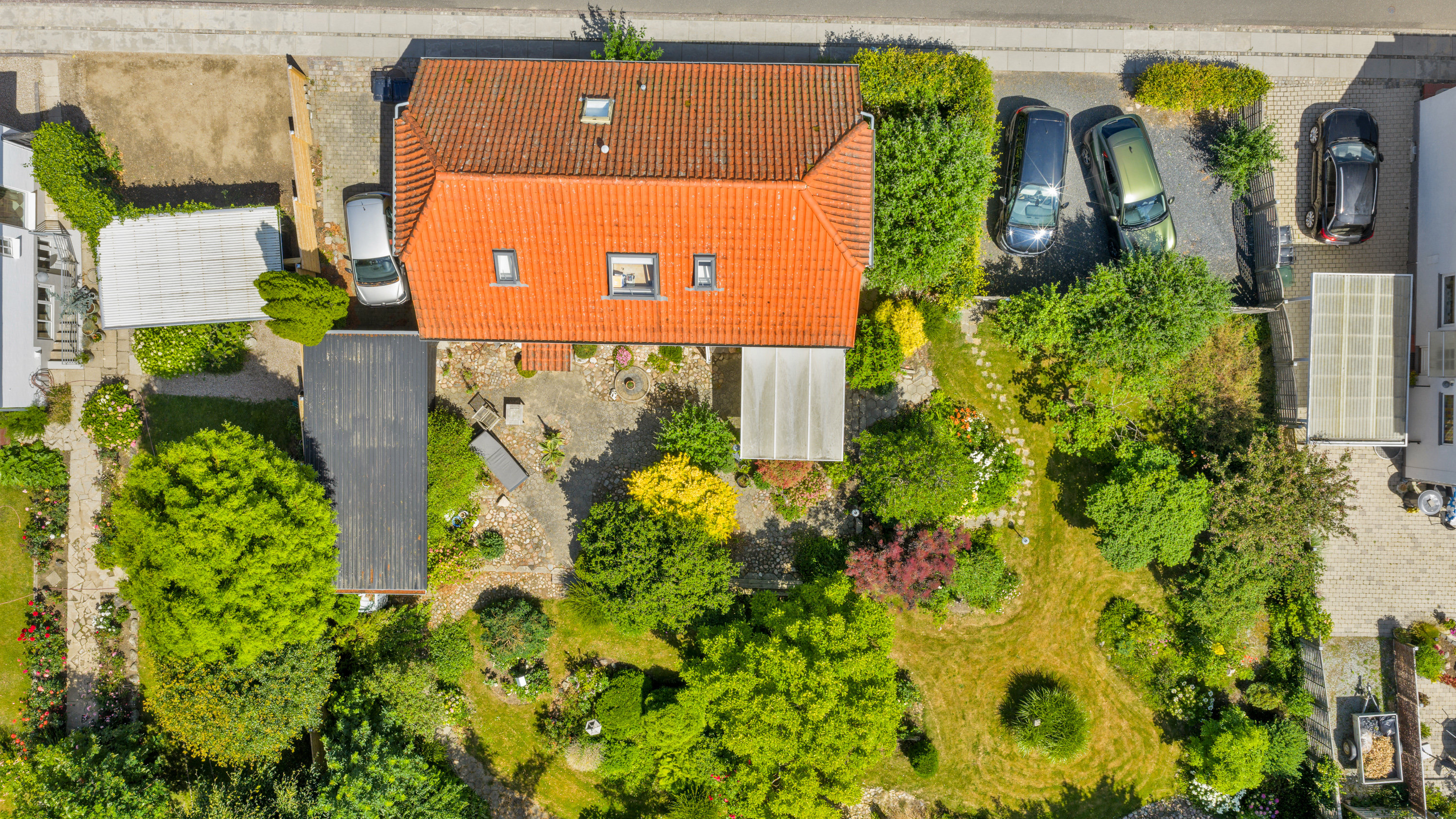 Fremhævet luftfoto billede i fuldskærmstilstand. Billede af Svendborgvej 76, 5600 Faaborg