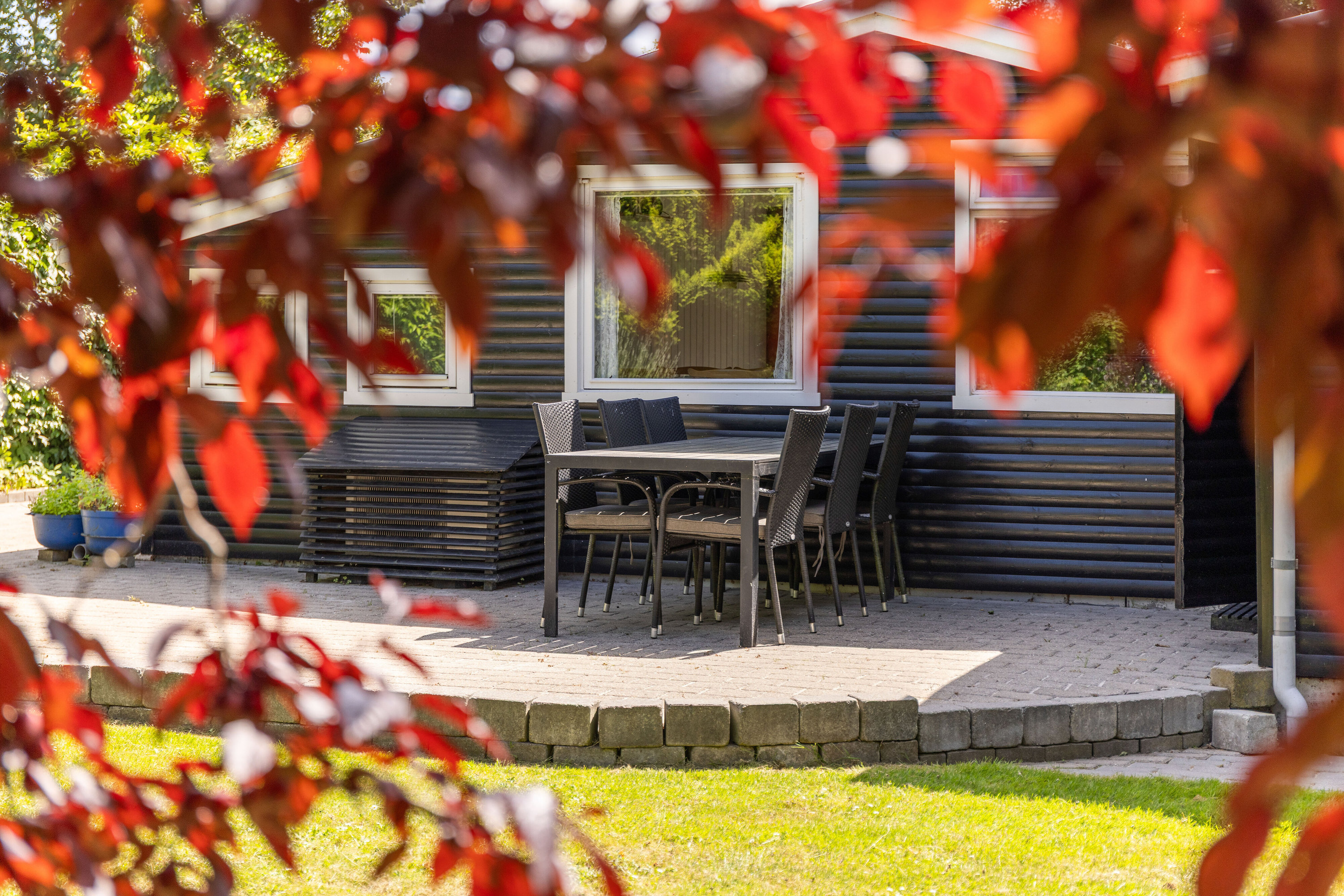 Fremhævet terrasse billede i fuldskærmstilstand. Billede af Daphnevej 4, Drøsselbjerg, 4200 Slagelse