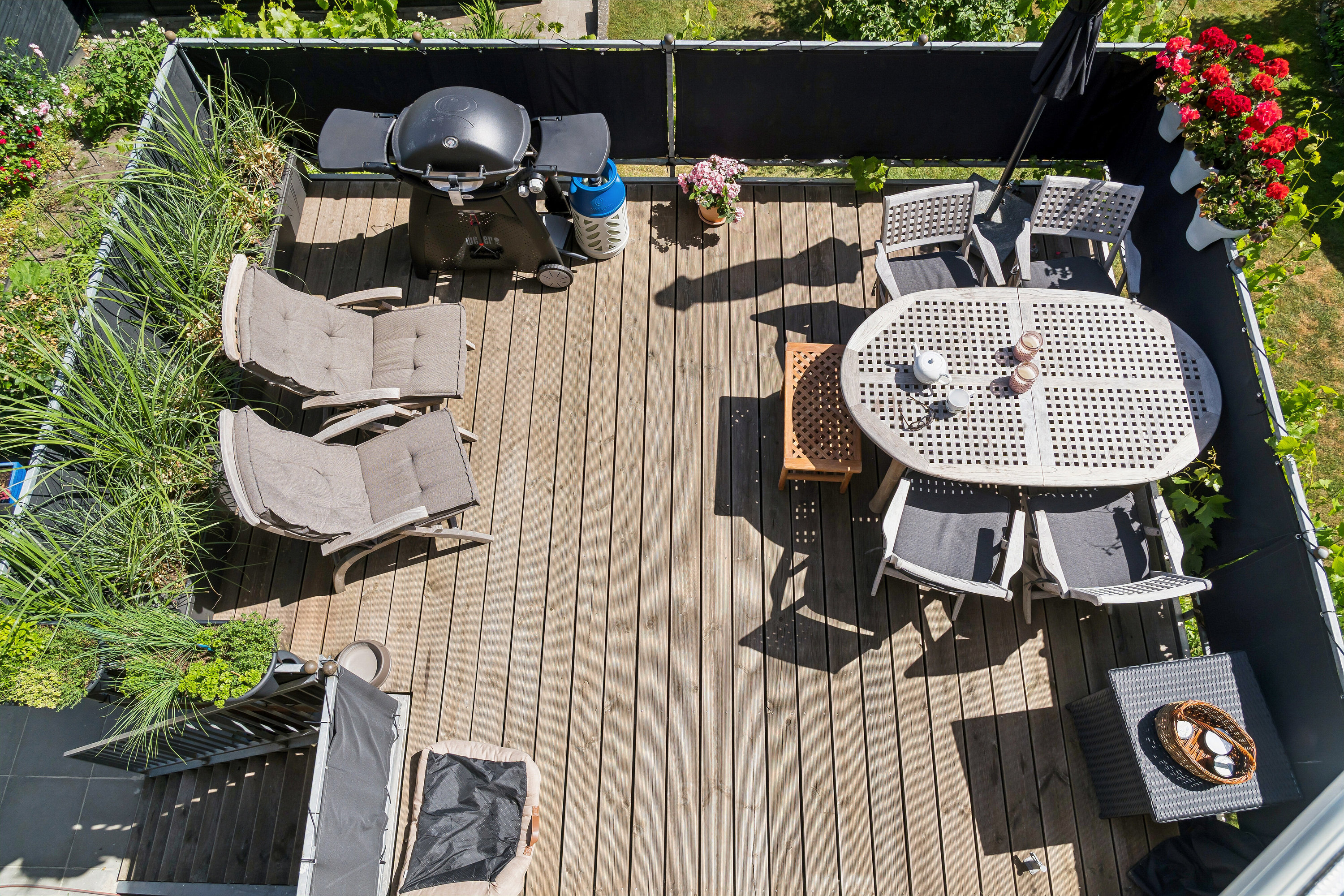 Fremhævet terrasse billede i fuldskærmstilstand. Billede af Vestre Kongevej 23, 8260 Viby J
