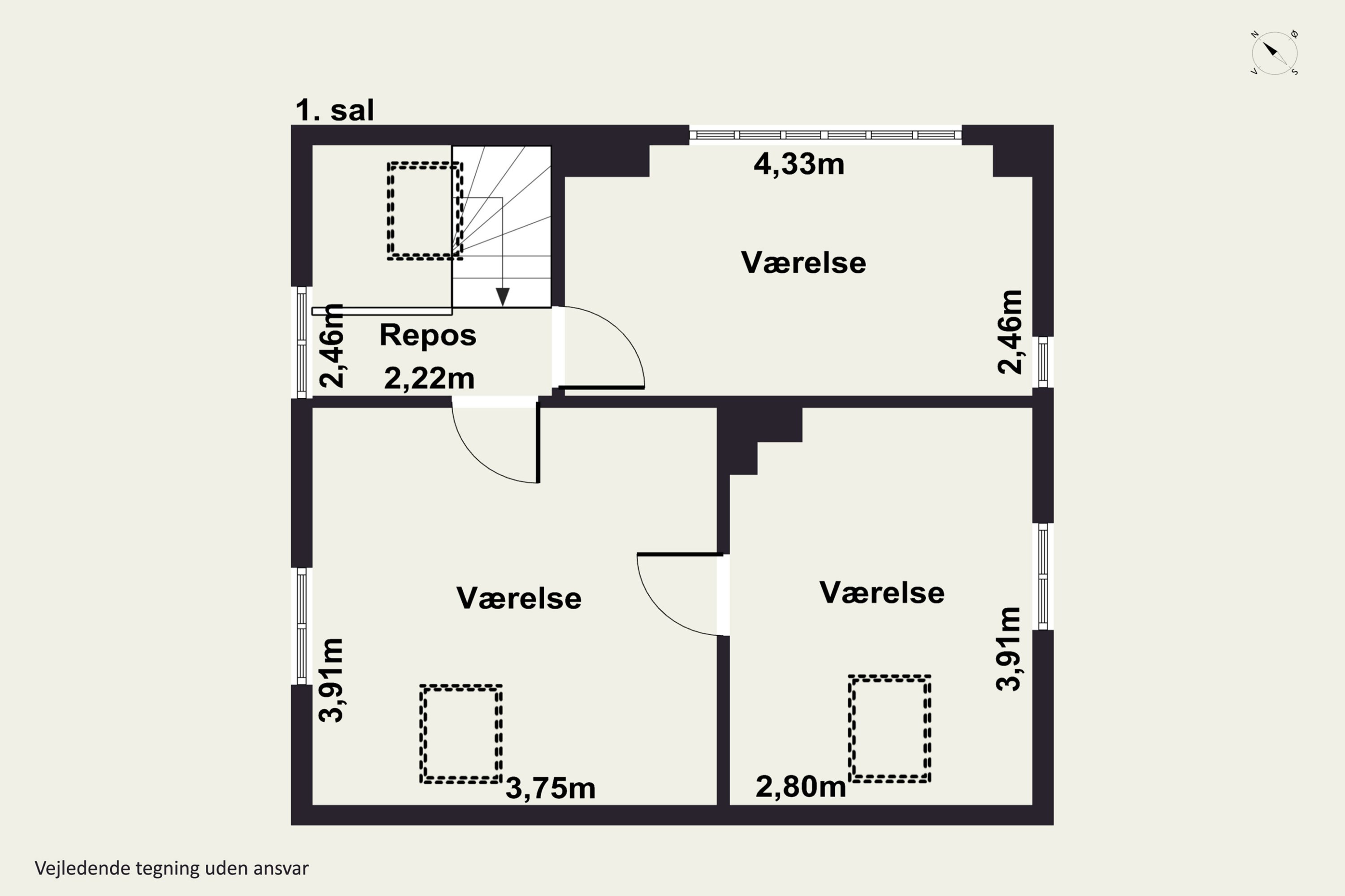 Plantegninger billede af Vestre Kongevej 23, 8260 Viby J