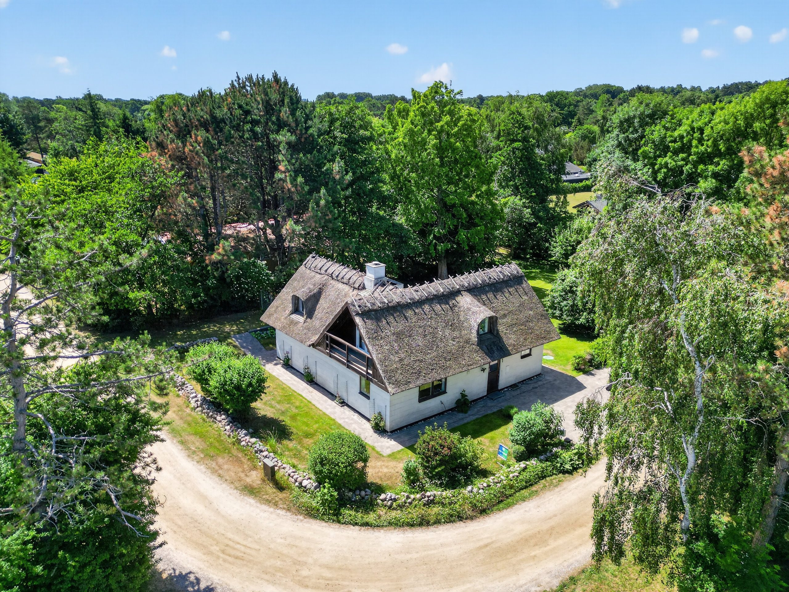Miniaturebillede 1: luftfoto. Billede af Lærkeengen 1, Klint, 4500 Nykøbing Sj