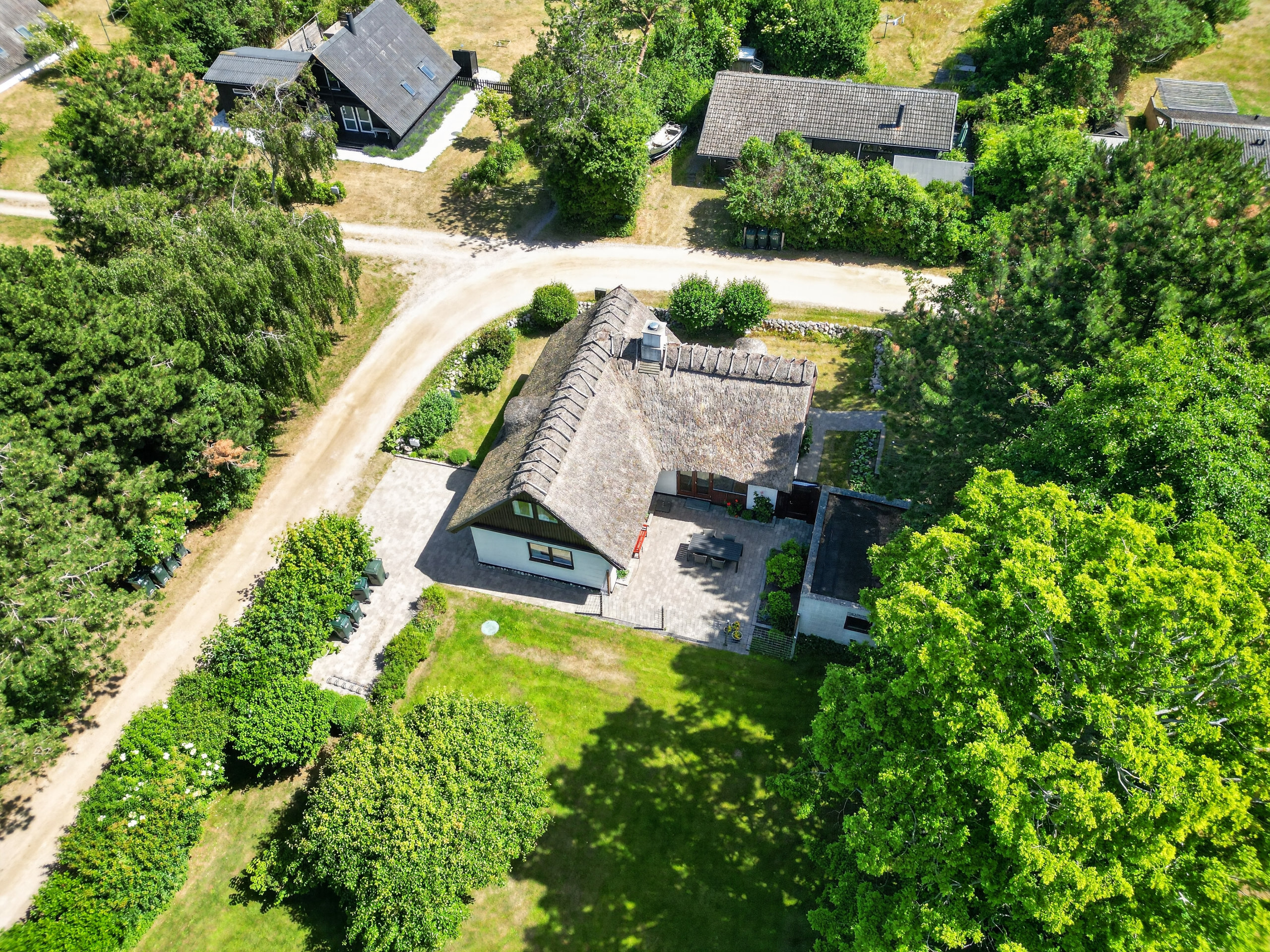 Fremhævet luftfoto billede i fuldskærmstilstand. Billede af Lærkeengen 1, Klint, 4500 Nykøbing Sj