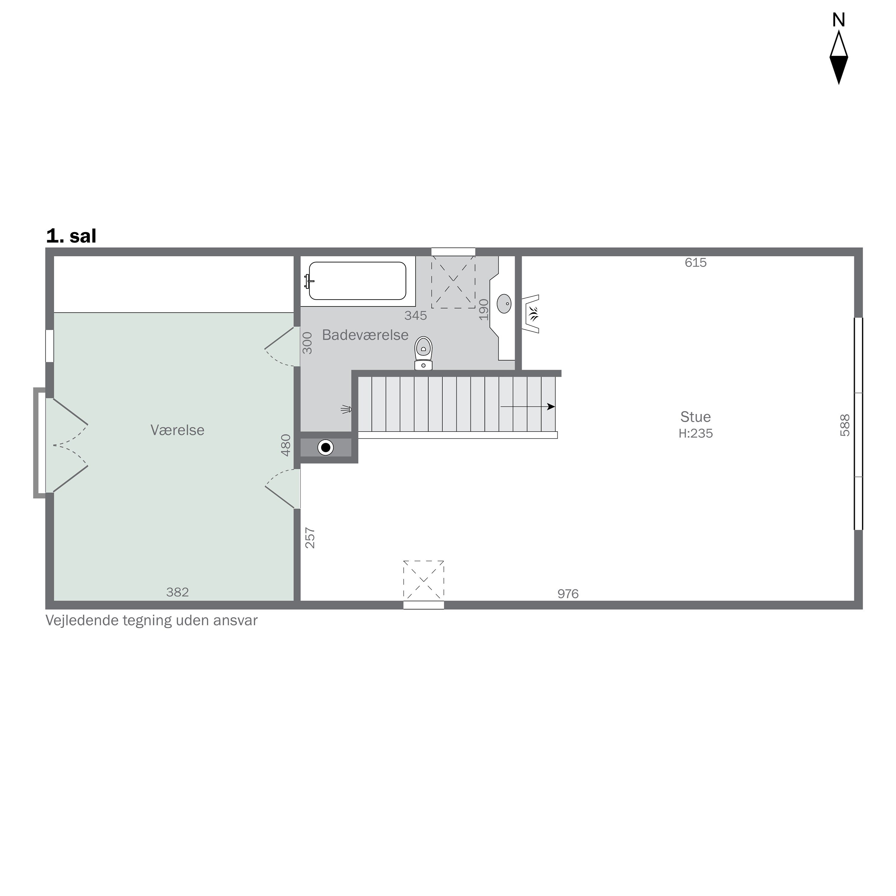 Plantegninger billede af Rybakkevej 20, 2791 Dragør