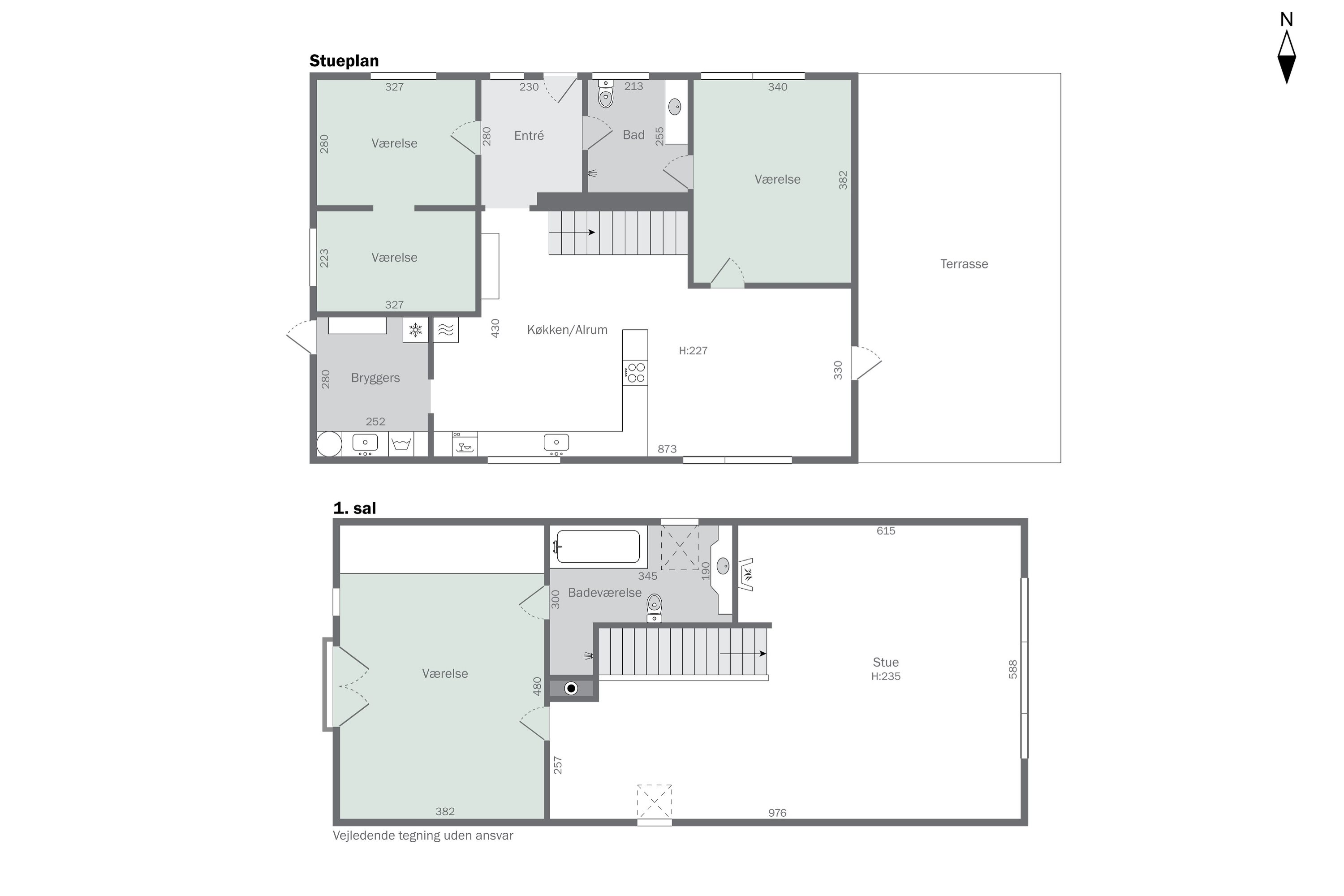 Plantegninger billede af Rybakkevej 20, 2791 Dragør