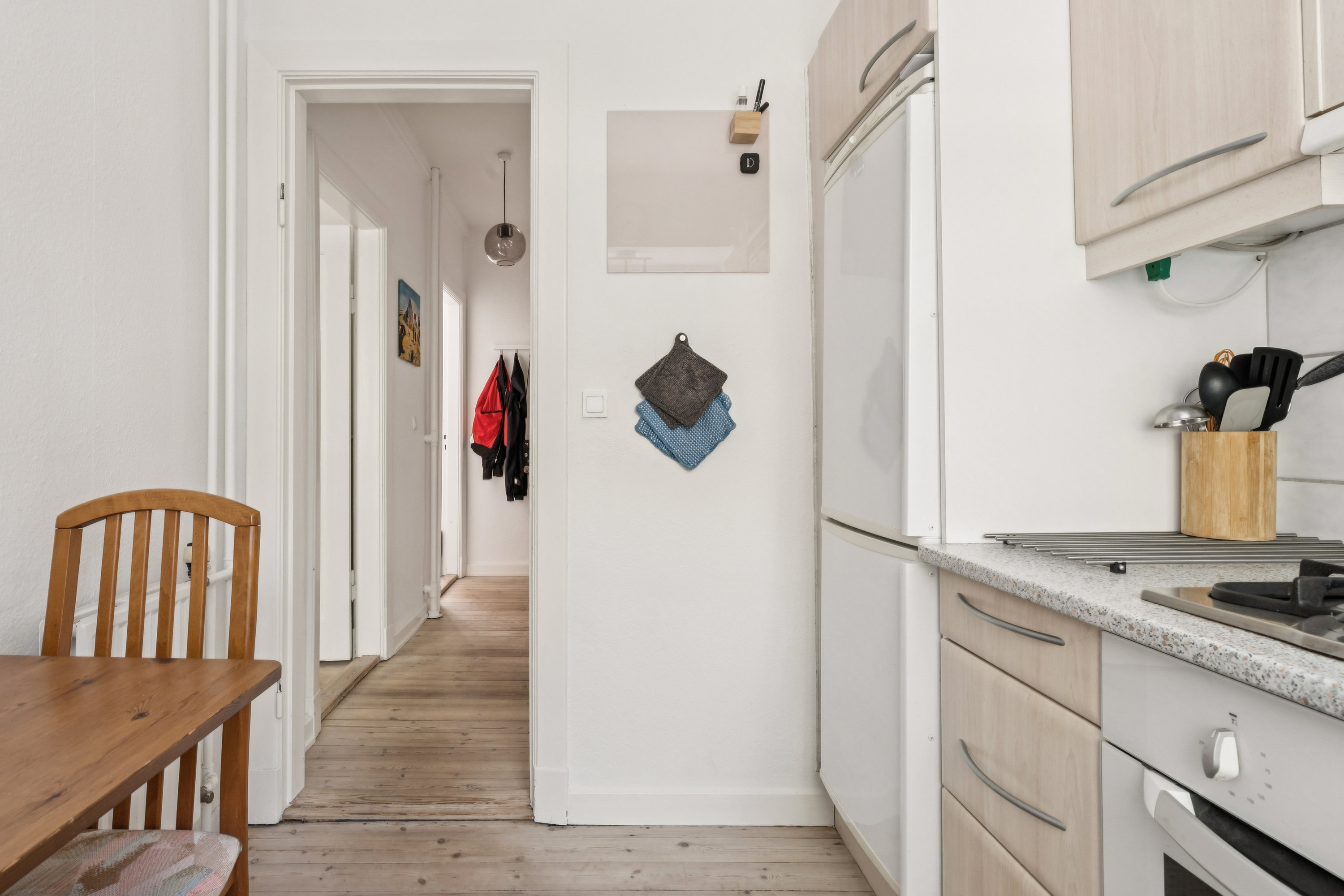 Fremhævet køkken billede i fuldskærmstilstand. Billede af Sønderbro 15, st. th., 9000 Aalborg