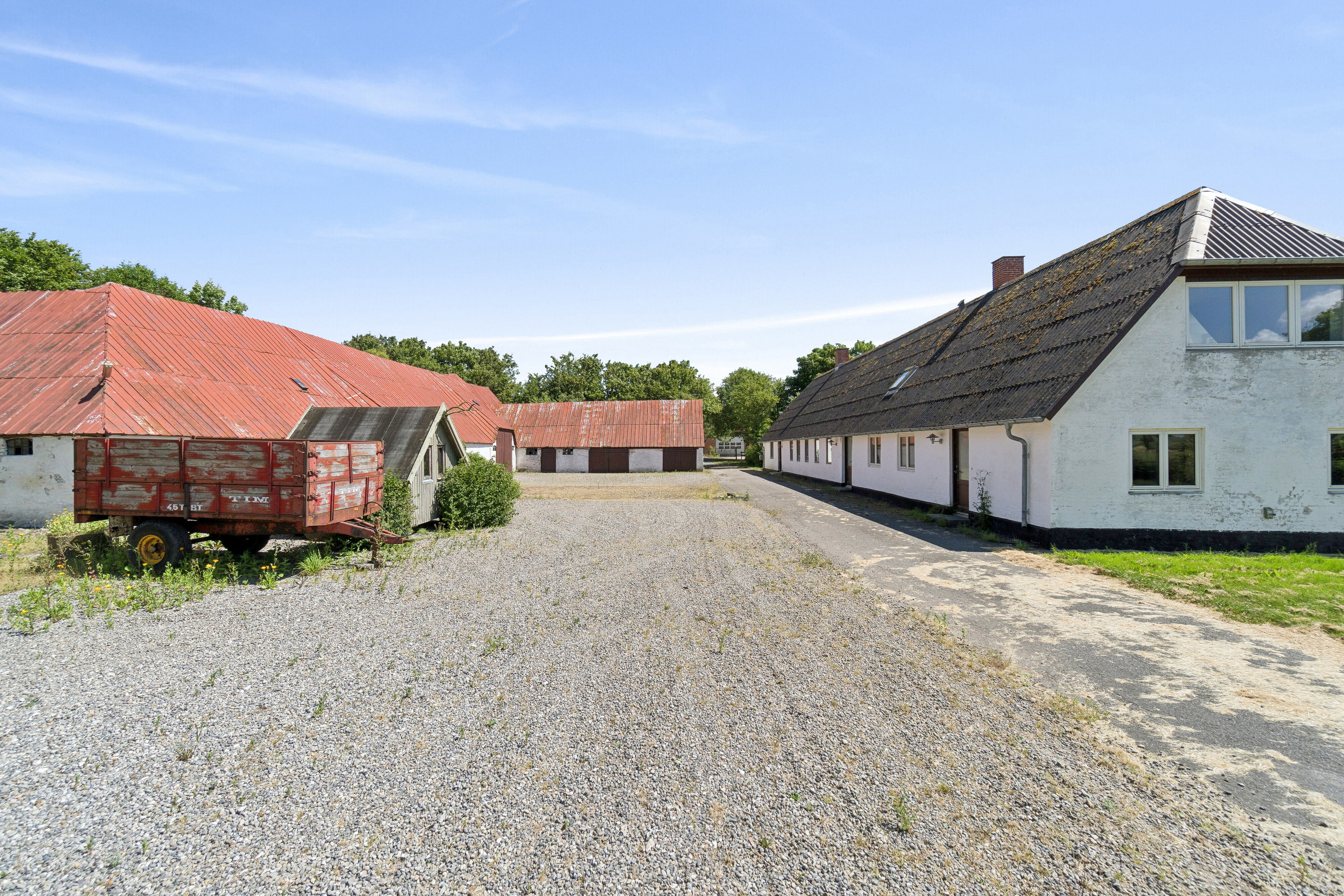 Fremhævet set fra vejen billede i fuldskærmstilstand. Billede af Gudnæsvej 12, 7755 Bedsted Thy