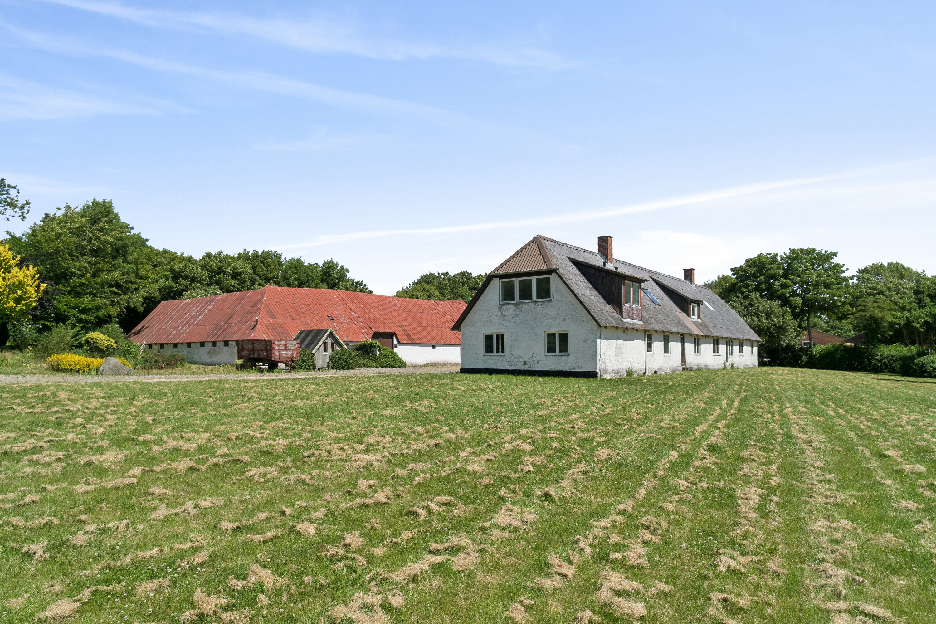 Fremhævet set fra haven billede i fuldskærmstilstand. Billede af Gudnæsvej 12, 7755 Bedsted Thy