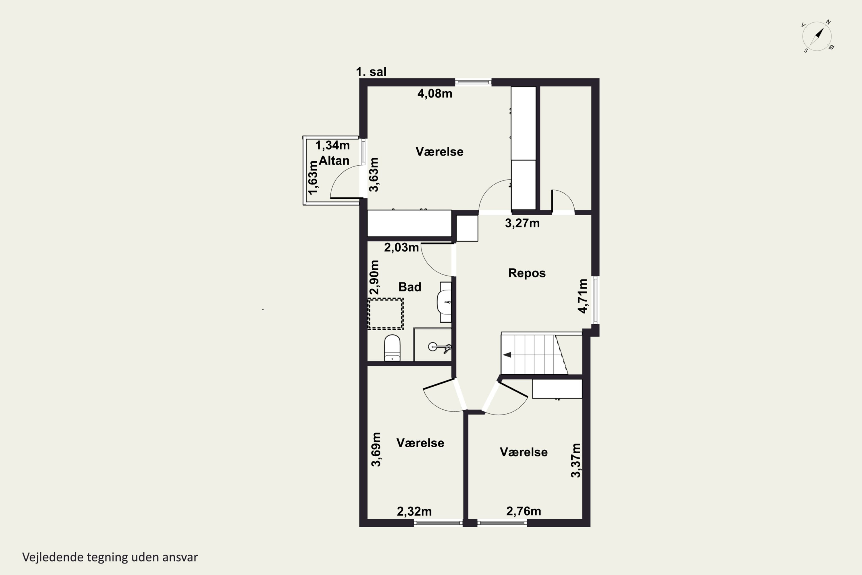 Plantegninger billede af Assensvej 63, Kirkeby, 5771 Stenstrup