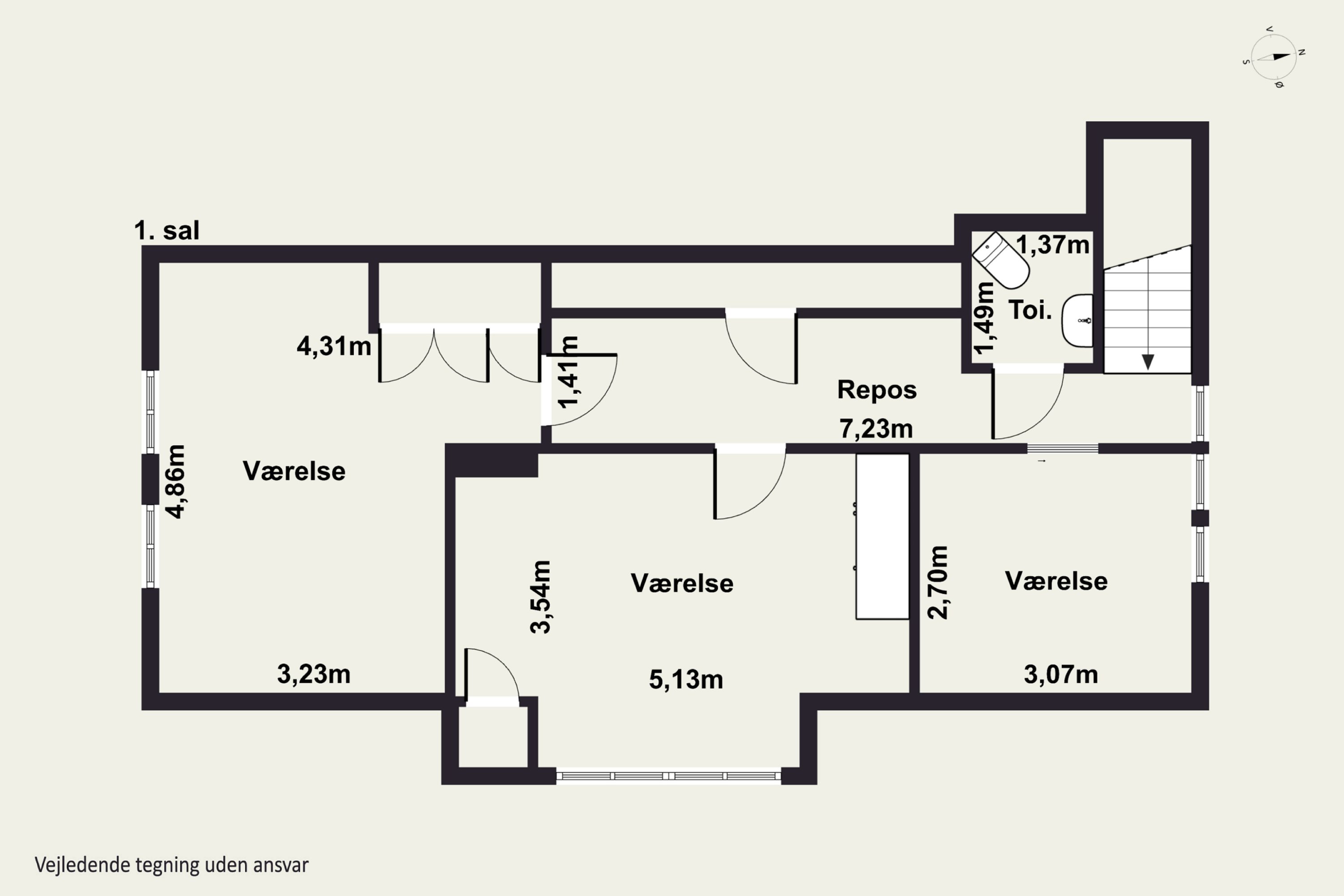 Plantegninger billede af Nyvej 19, 4262 Sandved