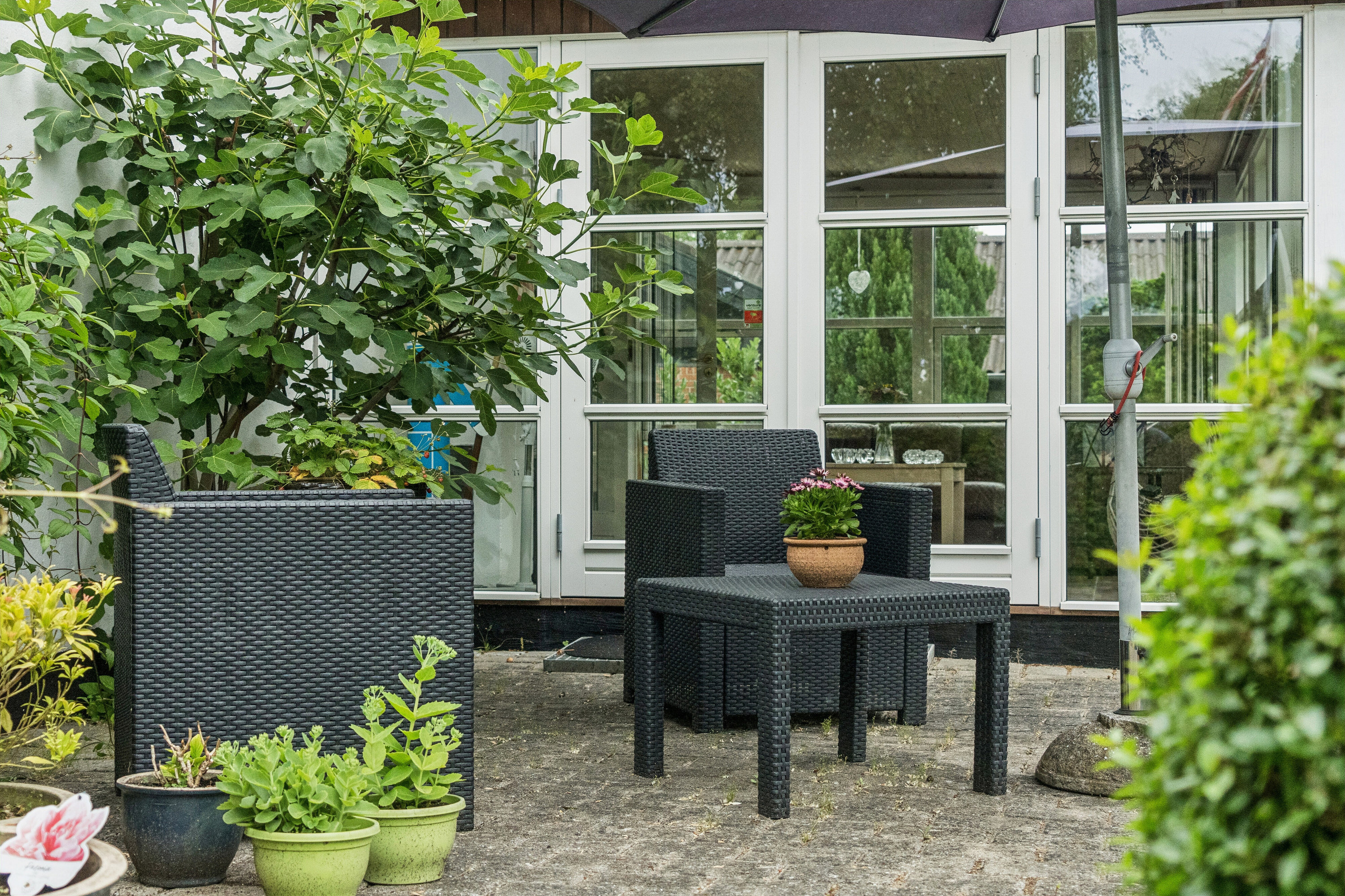 Fremhævet terrasse billede i fuldskærmstilstand. Billede af Nyvej 19, 4262 Sandved
