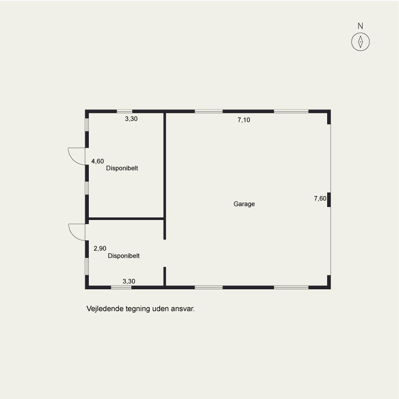 Plantegninger billede af Dons Byvej 26, Dons, 6051 Almind