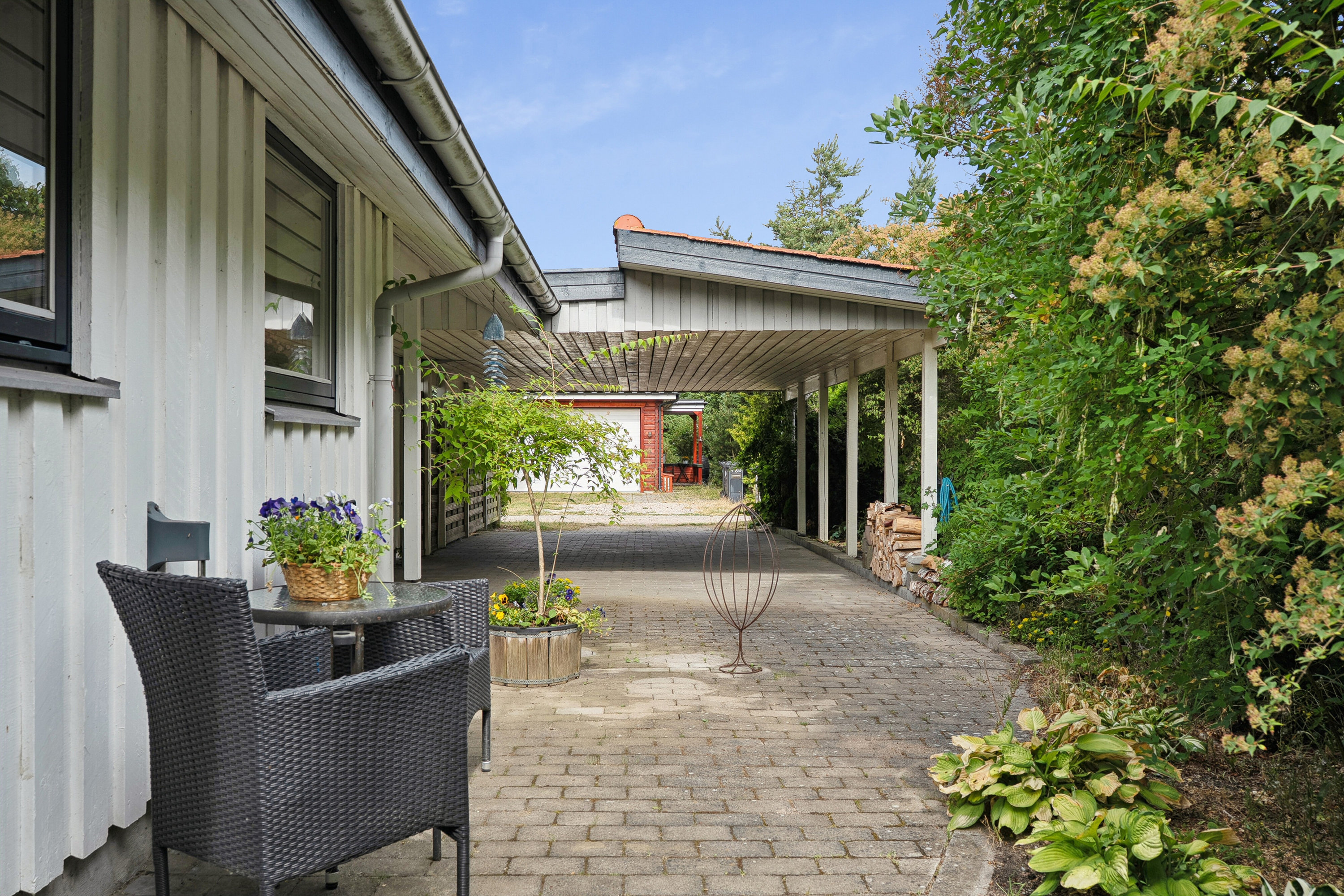 Fremhævet terrasse billede i fuldskærmstilstand. Billede af Knortegåsvej 5, 4760 Vordingborg