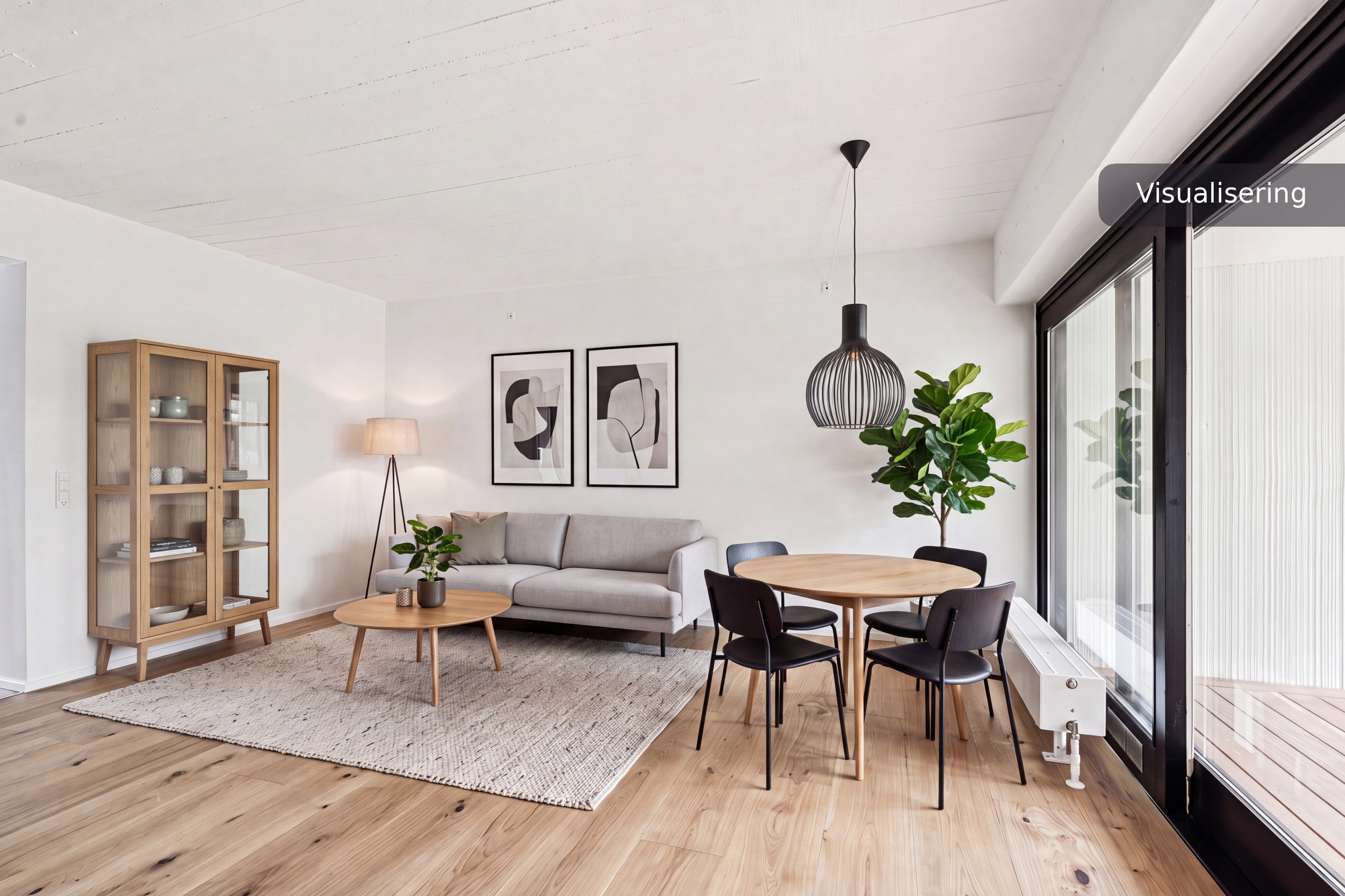 Fremhævet visualisering billede i fuldskærmstilstand. Billede af Kantorvænget 11, st. 283., 8240 Risskov