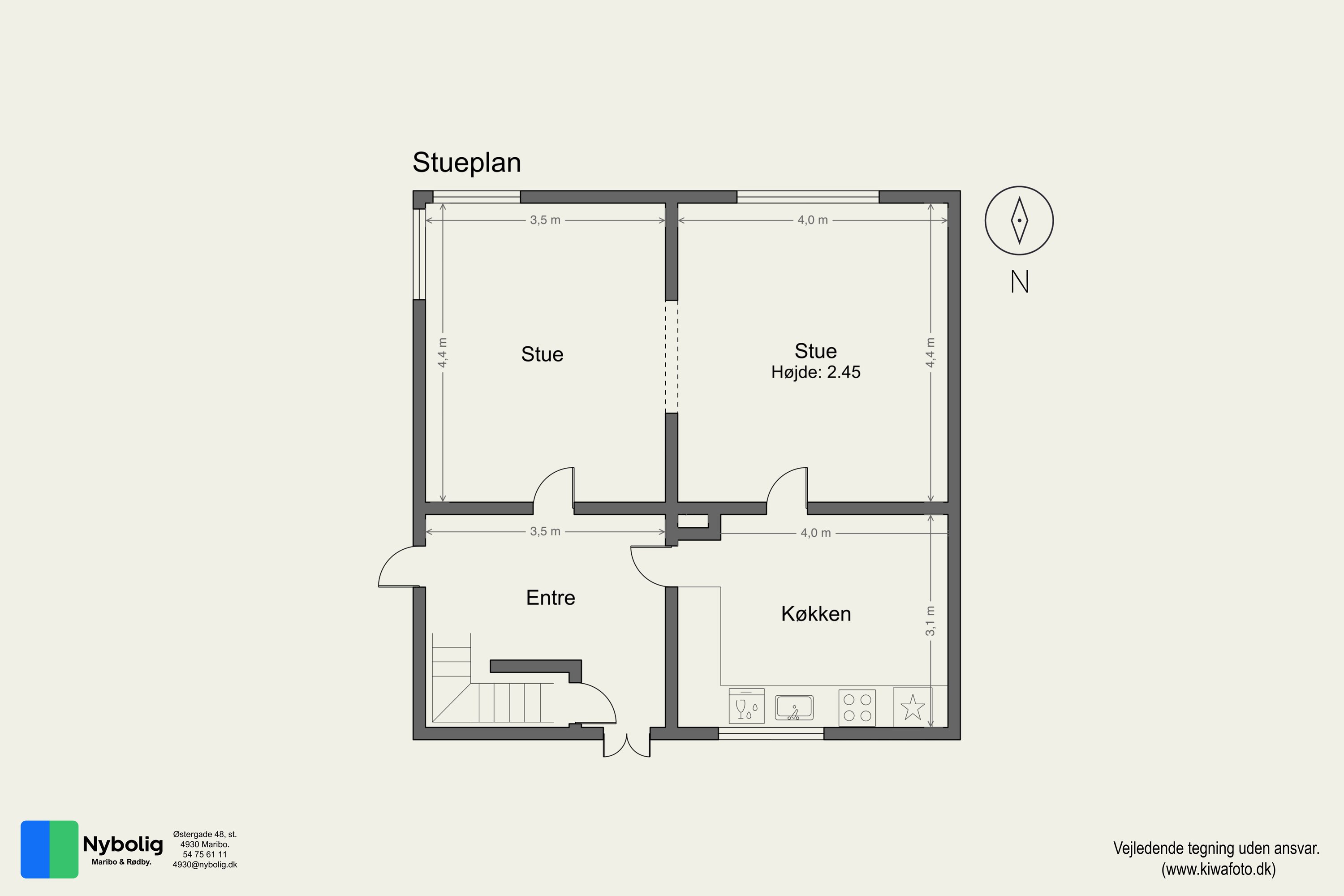 Plantegninger billede af Museumsgade 81, 4930 Maribo