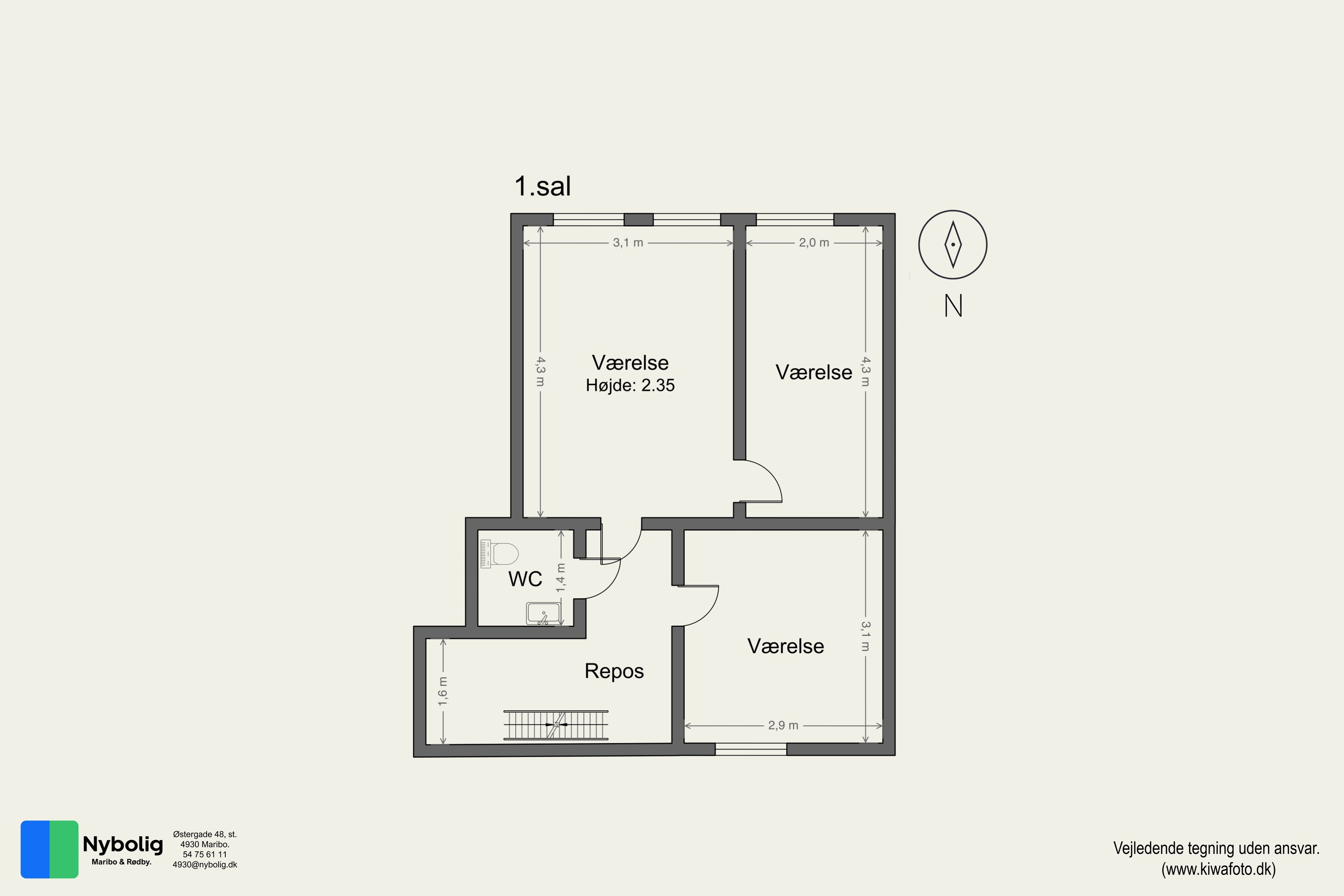 Plantegninger billede af Museumsgade 81, 4930 Maribo