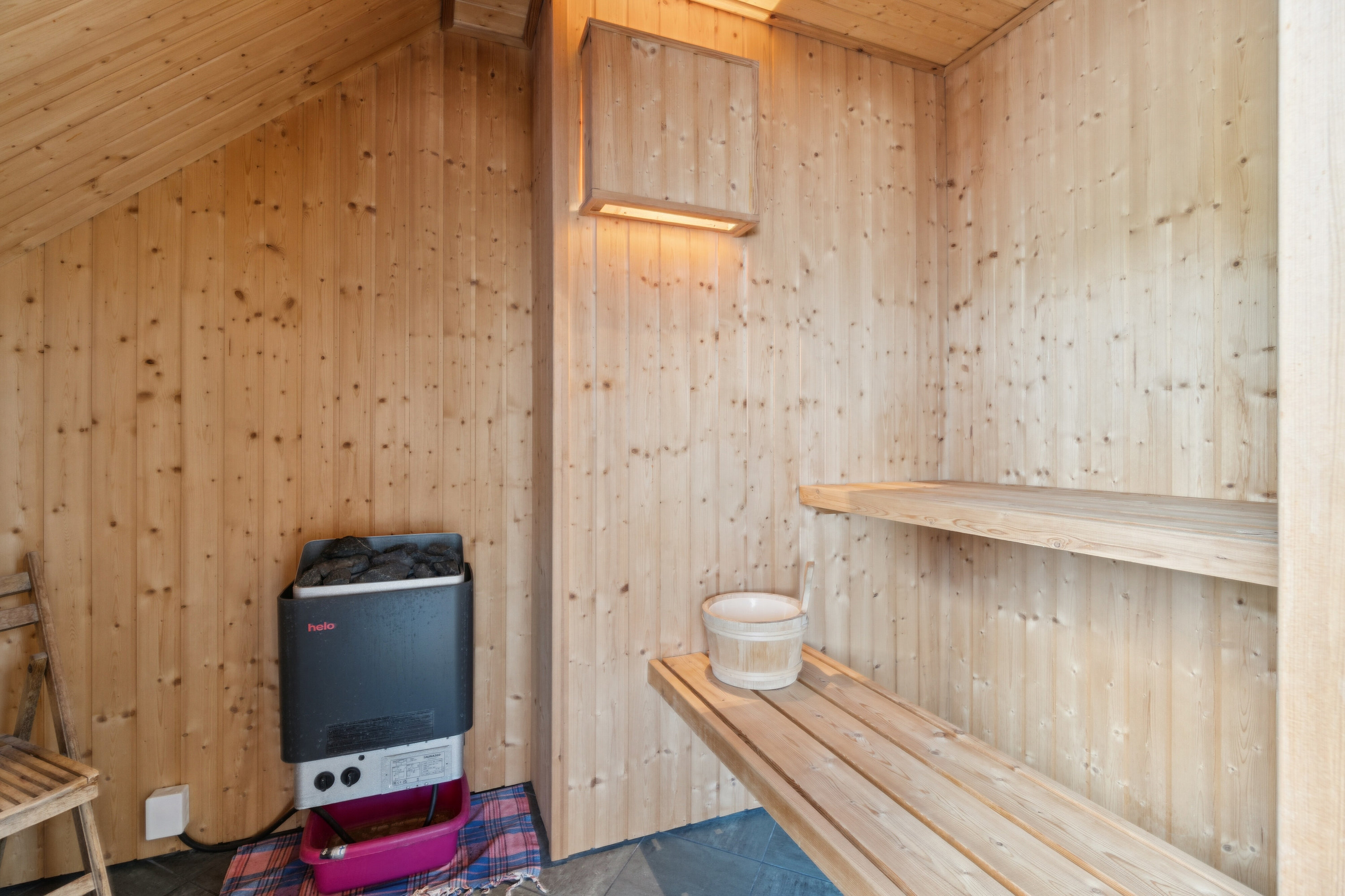 Fremhævet sauna billede i fuldskærmstilstand. Billede af Skippergade 11, Øsløs, 7742 Vesløs