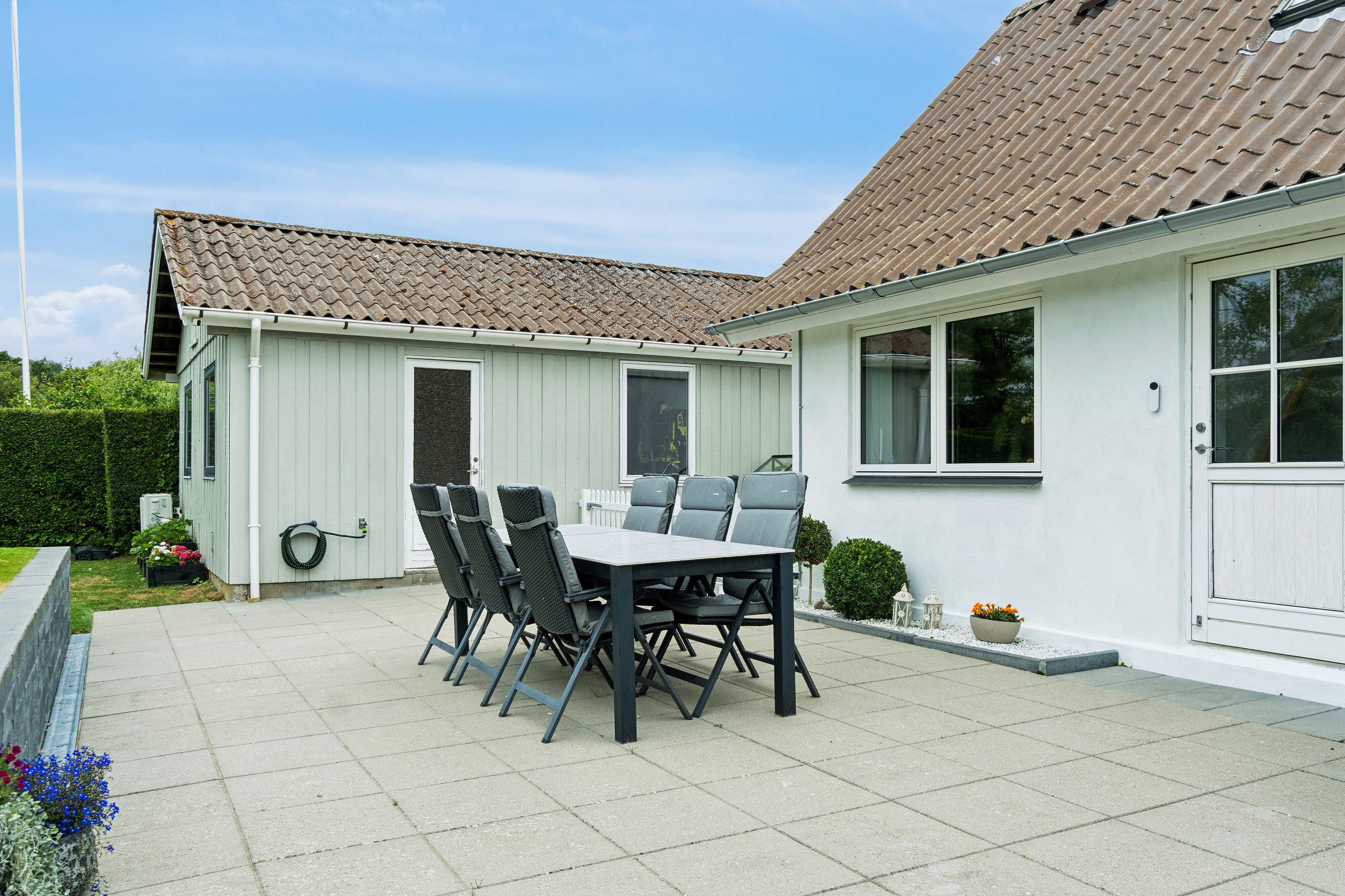 Fremhævet terrasse billede i fuldskærmstilstand. Billede af Krænkerupvej 74, Havrebjerg, 4200 Slagelse