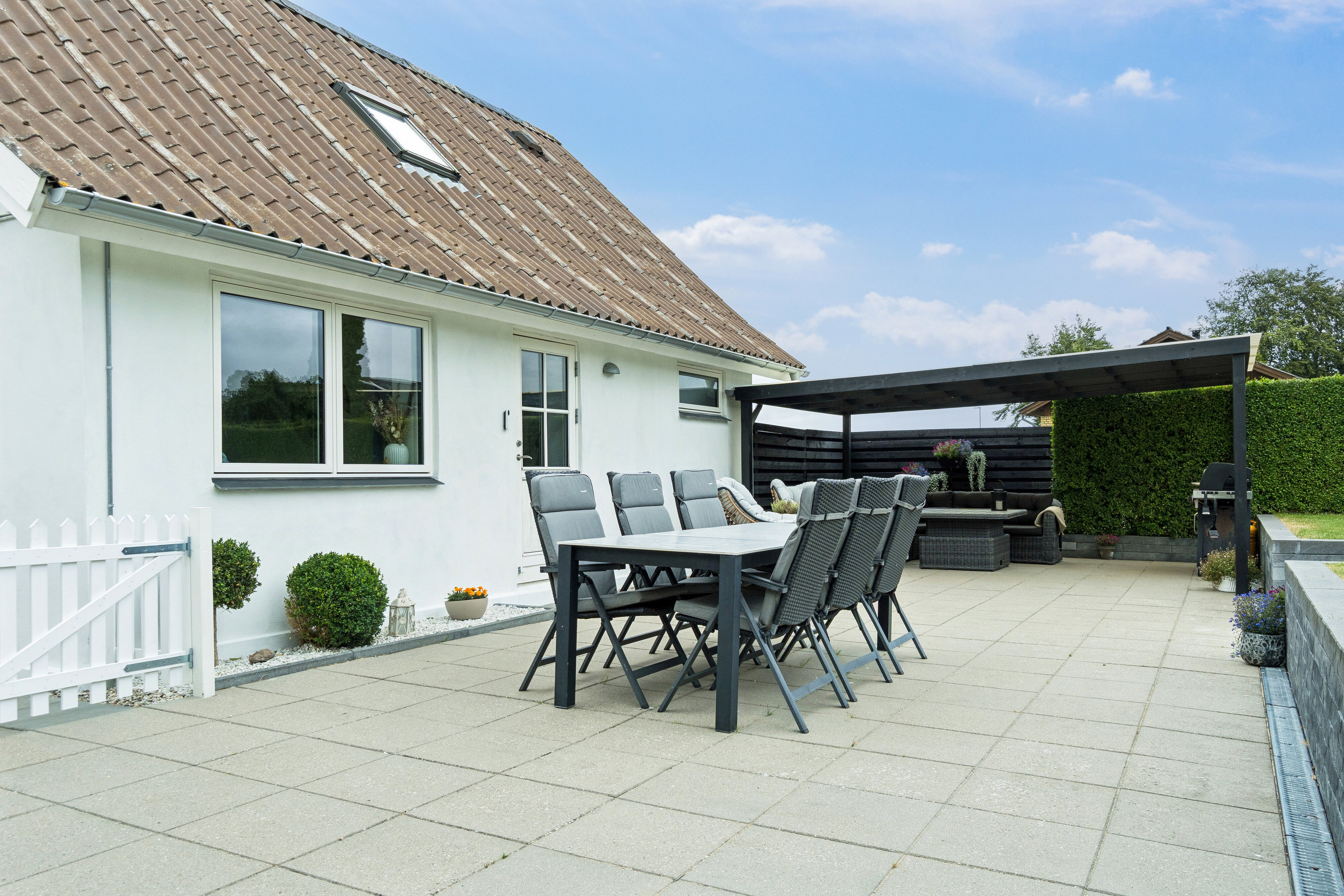 Fremhævet terrasse billede i fuldskærmstilstand. Billede af Krænkerupvej 74, Havrebjerg, 4200 Slagelse