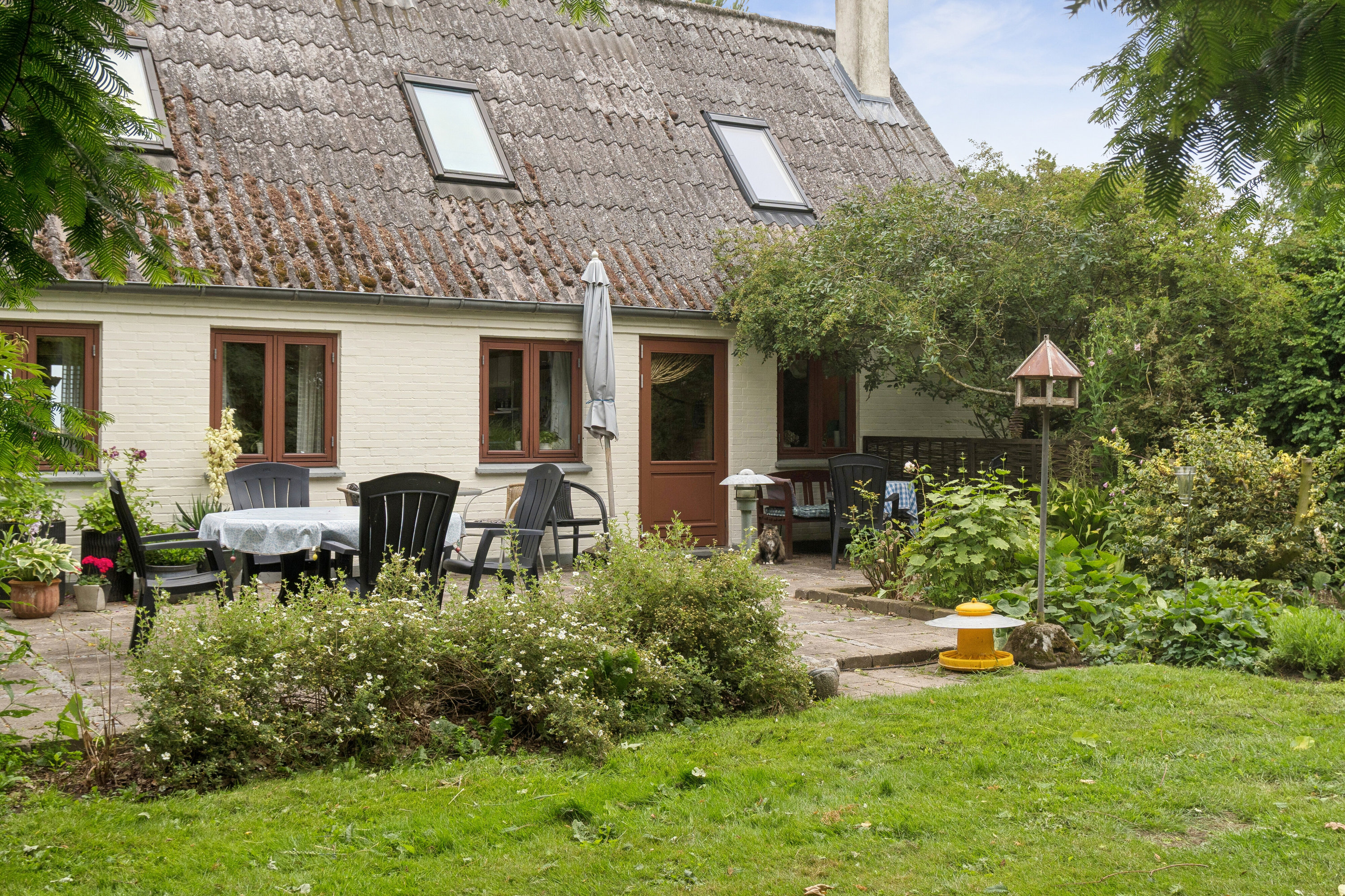 Fremhævet set fra haven billede i fuldskærmstilstand. Billede af Nybyvej 17, 4400 Kalundborg
