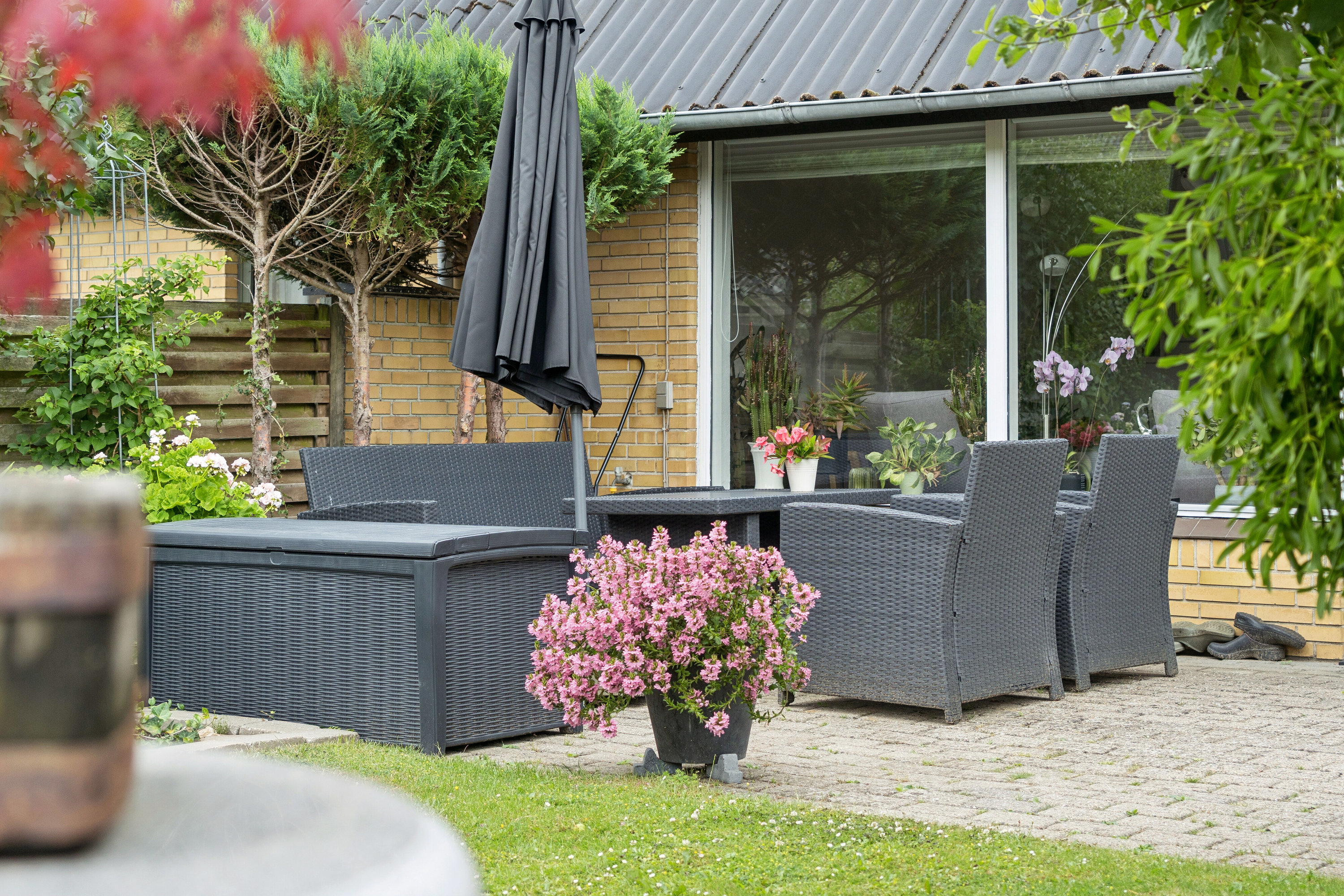 Fremhævet terrasse billede i fuldskærmstilstand. Billede af Snedronningvej 18, 4200 Slagelse