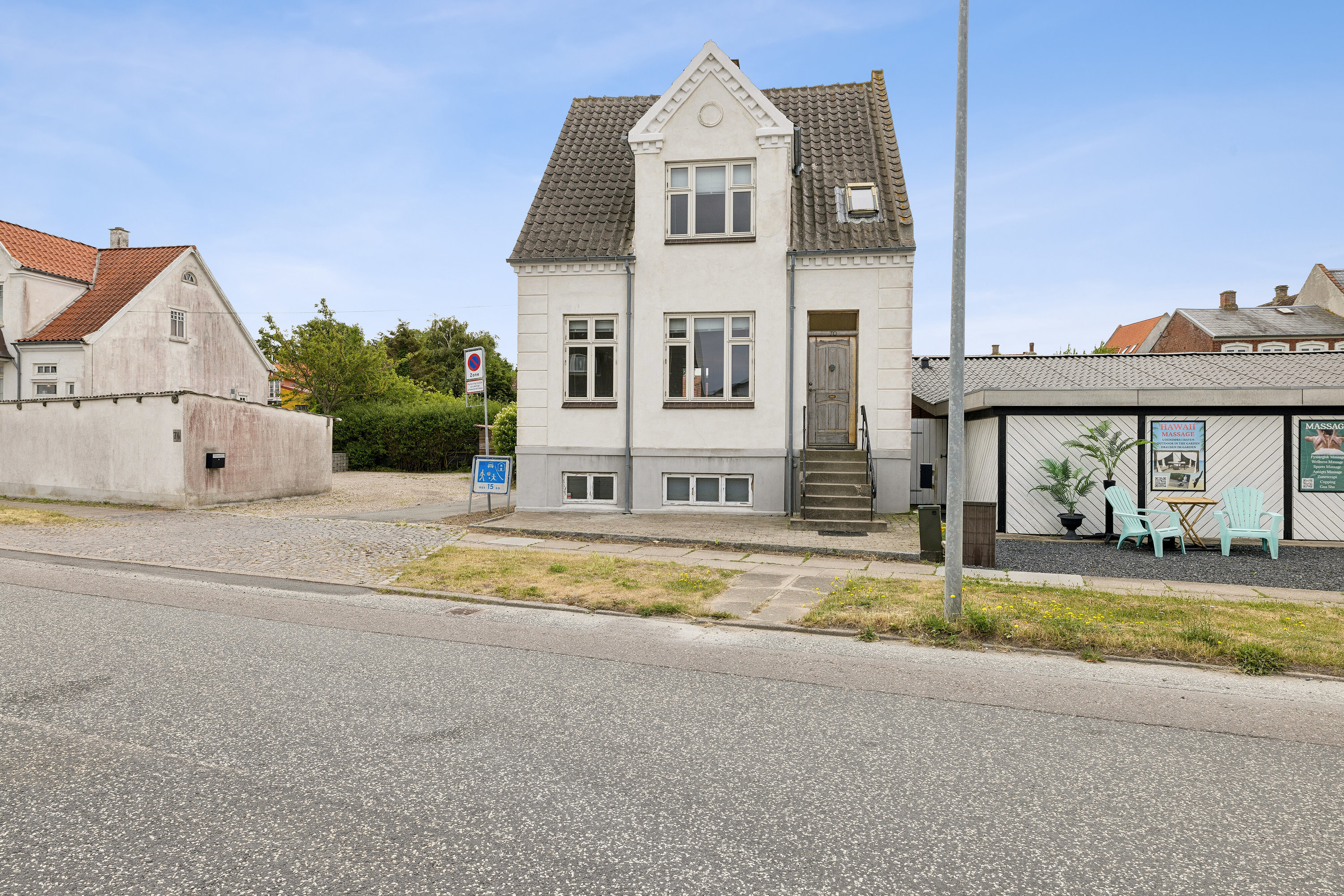 Fremhævet set fra vejen billede i fuldskærmstilstand. Billede af Havnegade 70, 5900 Rudkøbing
