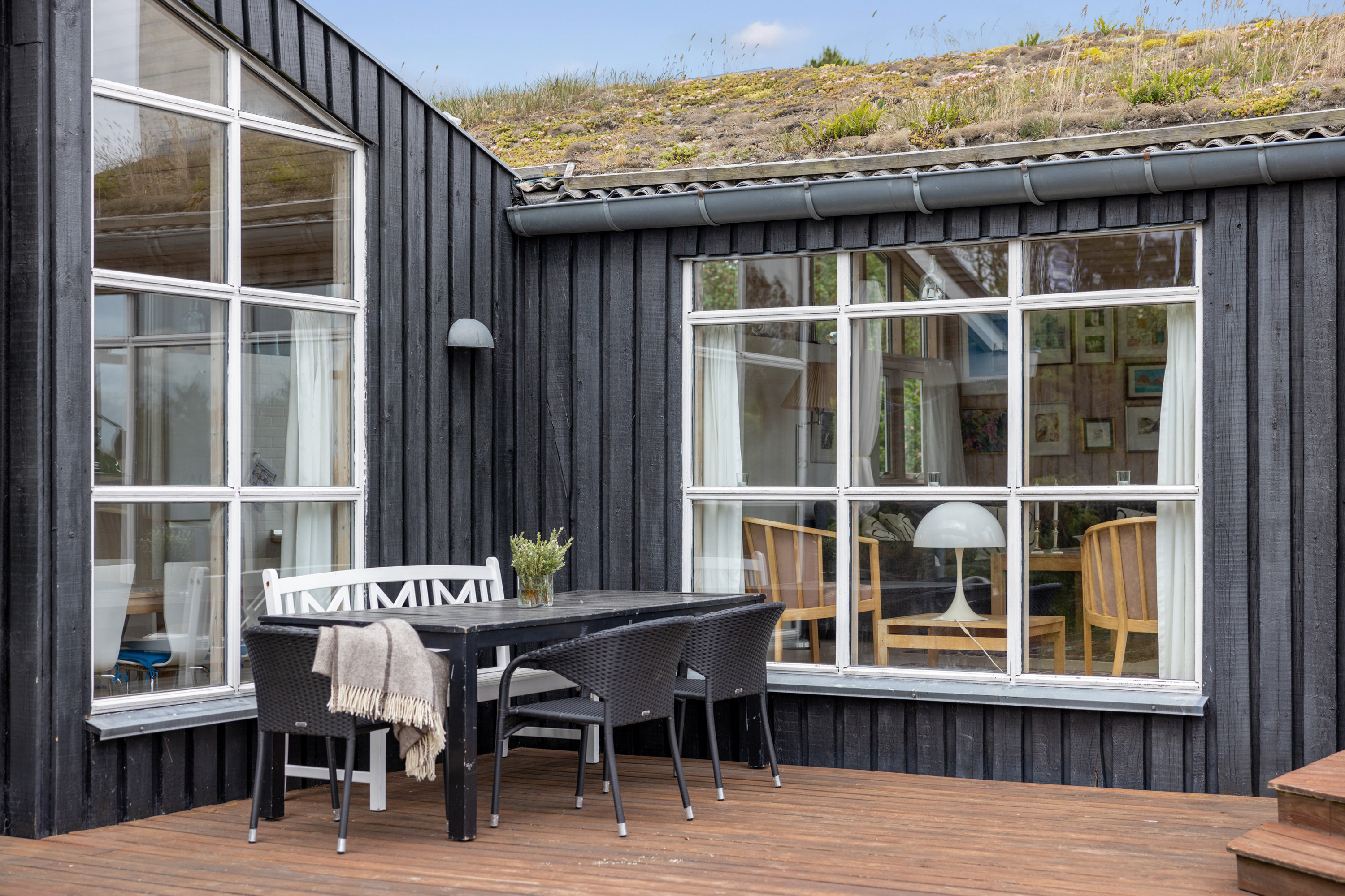 Fremhævet terrasse billede i fuldskærmstilstand. Billede af Grævlingestien 8, Lyngså, 9300 Sæby