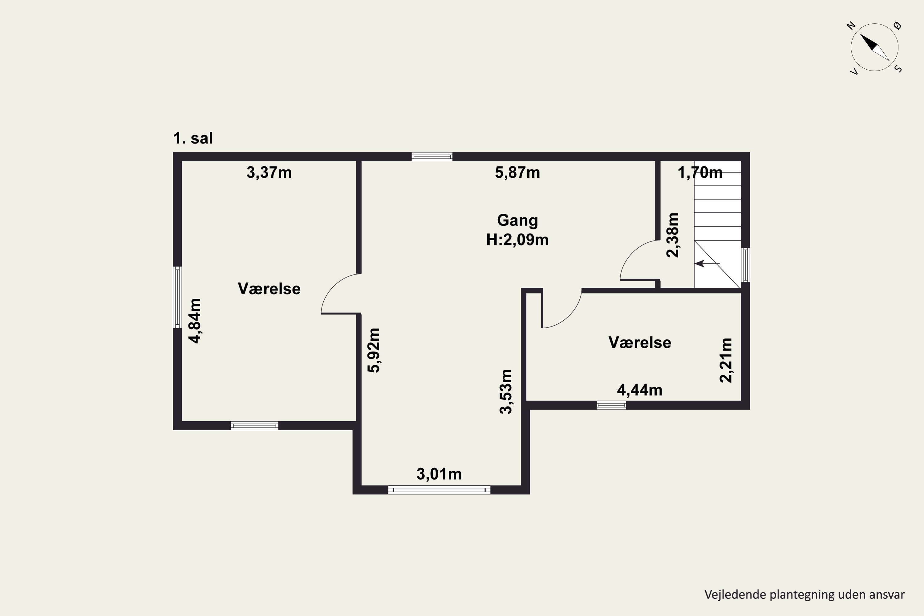 Plantegninger billede af Ramsdahlsvej 11, Dommerby, 7800 Skive