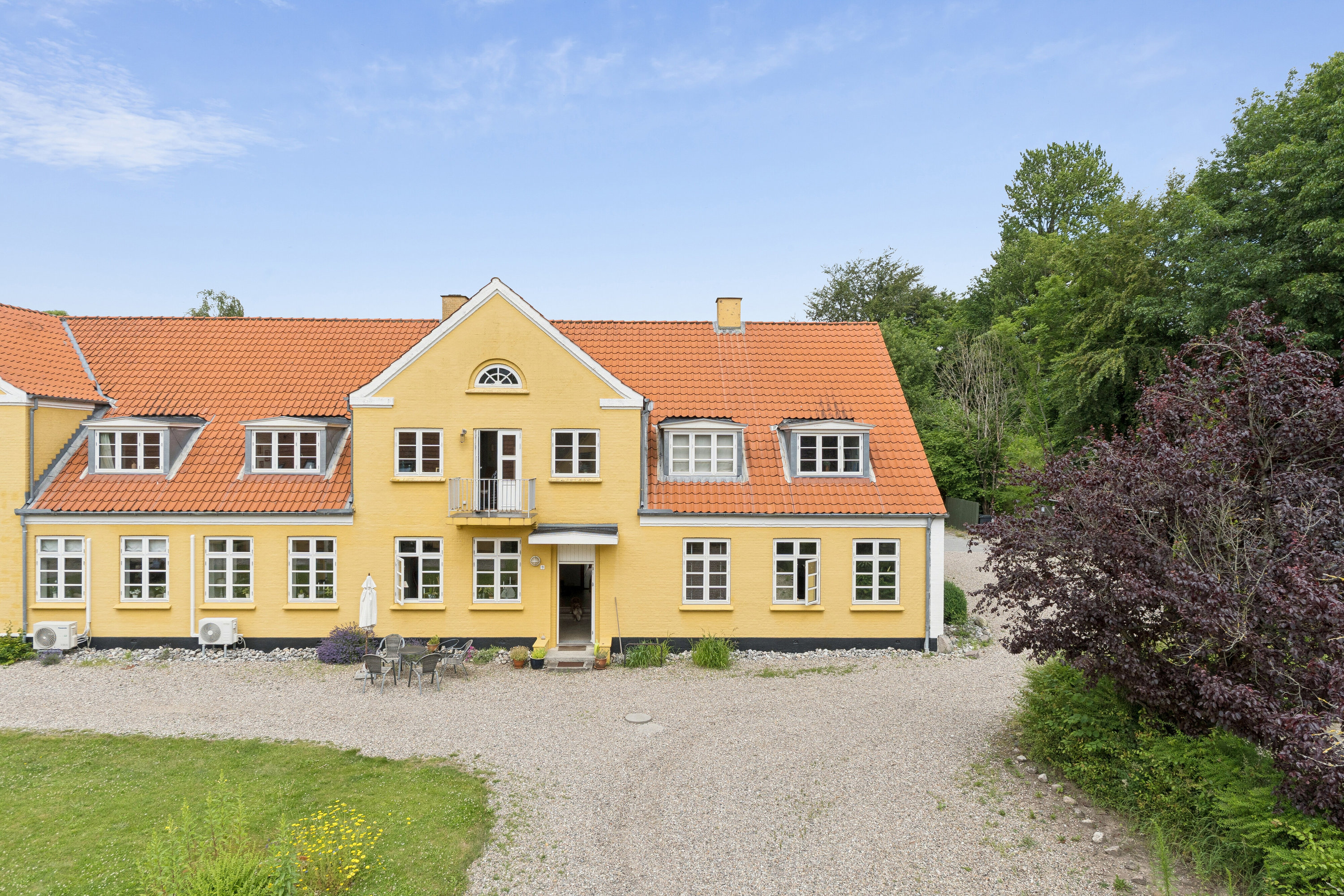 Fremhævet luftfoto billede i fuldskærmstilstand. Billede af Møllegården 11, 1. th., 6340 Kruså