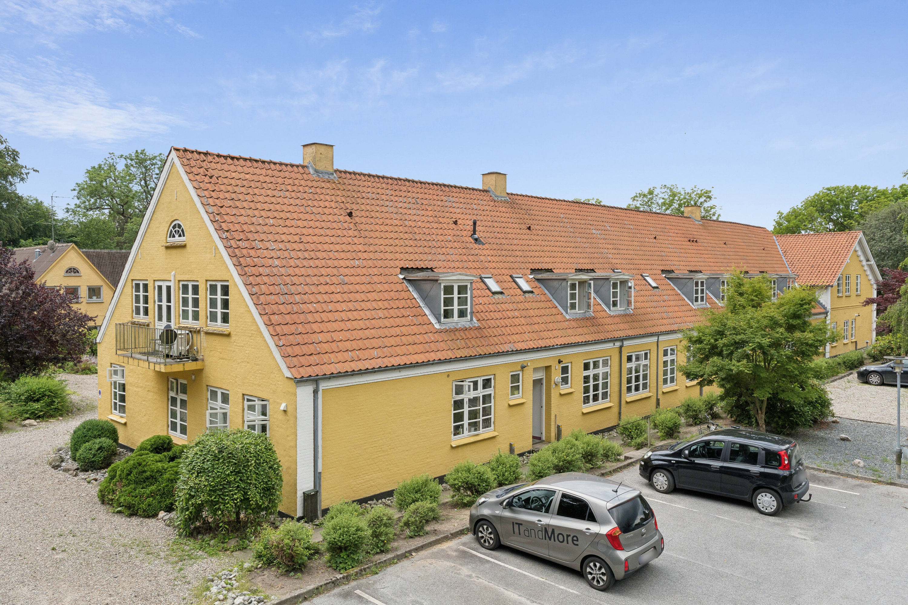 Fremhævet luftfoto billede i fuldskærmstilstand. Billede af Møllegården 11, 1. th., 6340 Kruså