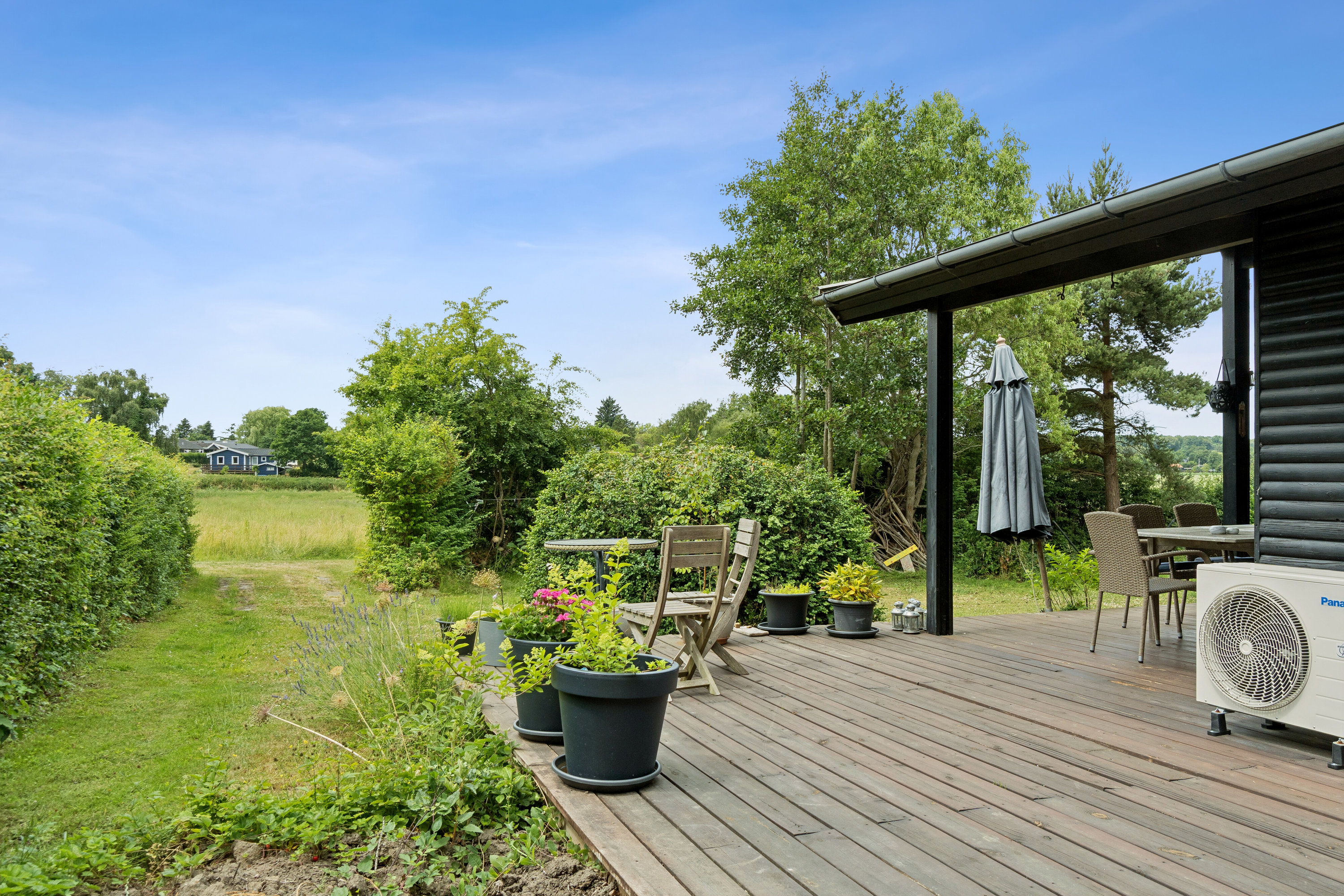Fremhævet terrasse billede i fuldskærmstilstand. Billede af Agersøvej 14, Bisserup, 4243 Rude